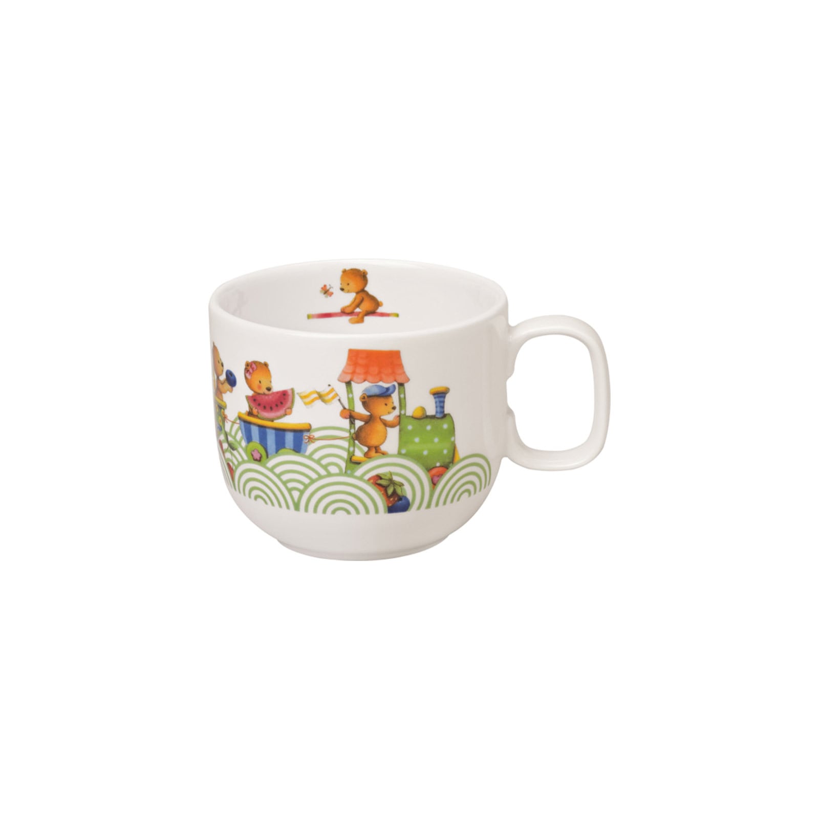 Villeroy & Boch Kindergeschirr-Set »Kindergeschirr Hungry as a Bear 2er Set bunt« Spülmaschinenfest, Mikrowellensicher