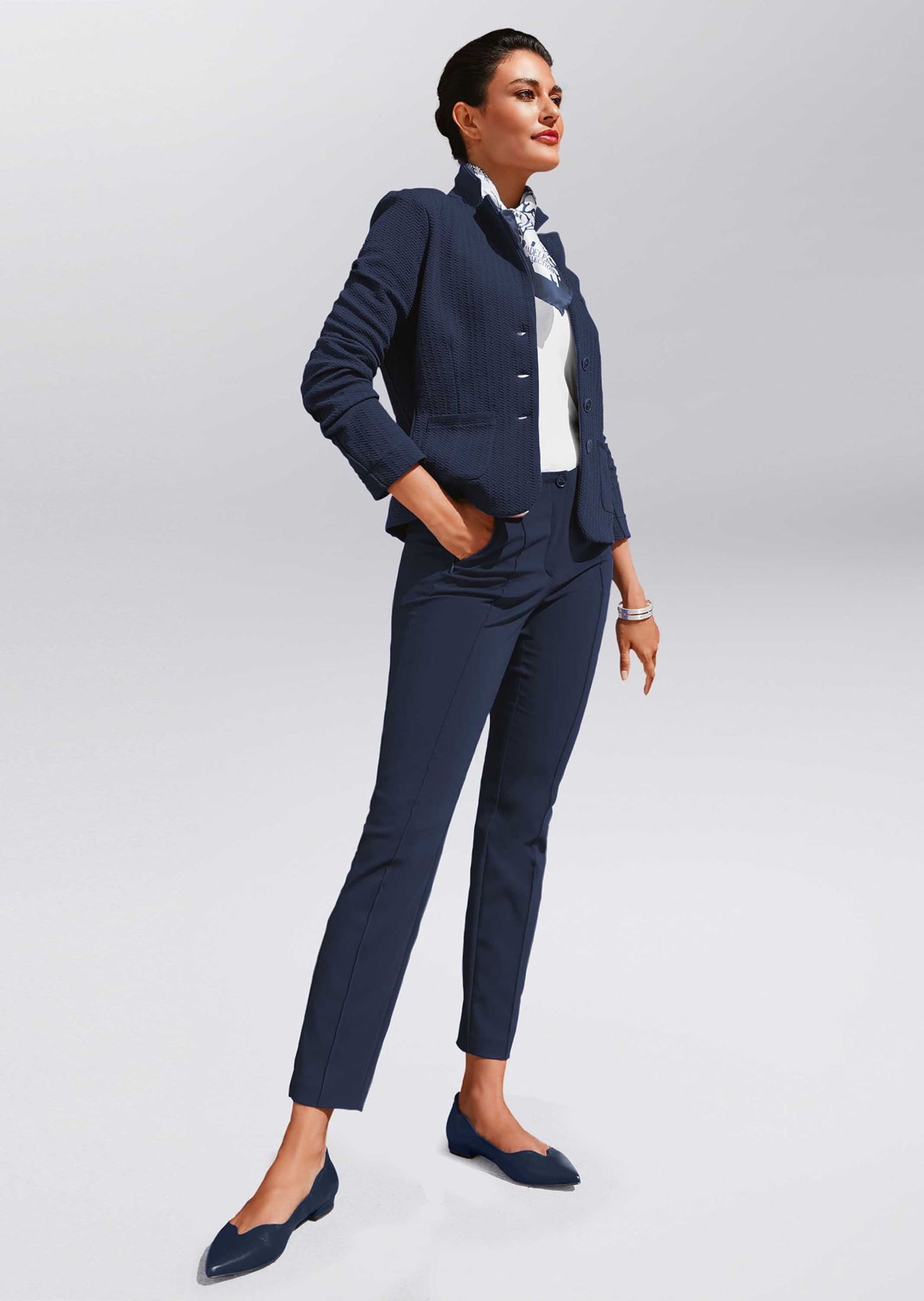 MADELEINE Jackenblazer »Blazer Kurzer Jerseyblazer mit Reverskragen«