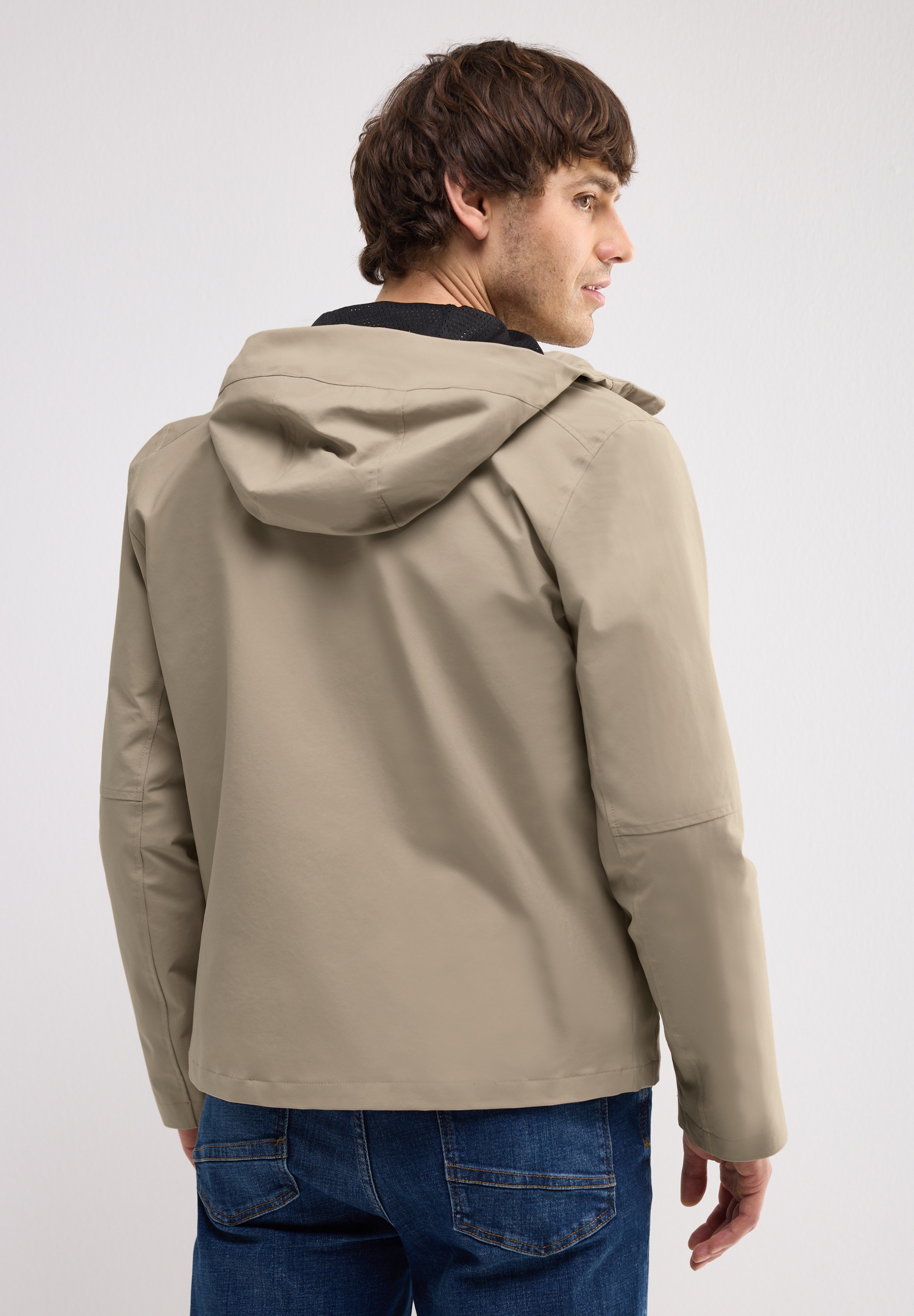 STREET ONE MEN Softshelljacke, mit Kapuze, wasserabweisend