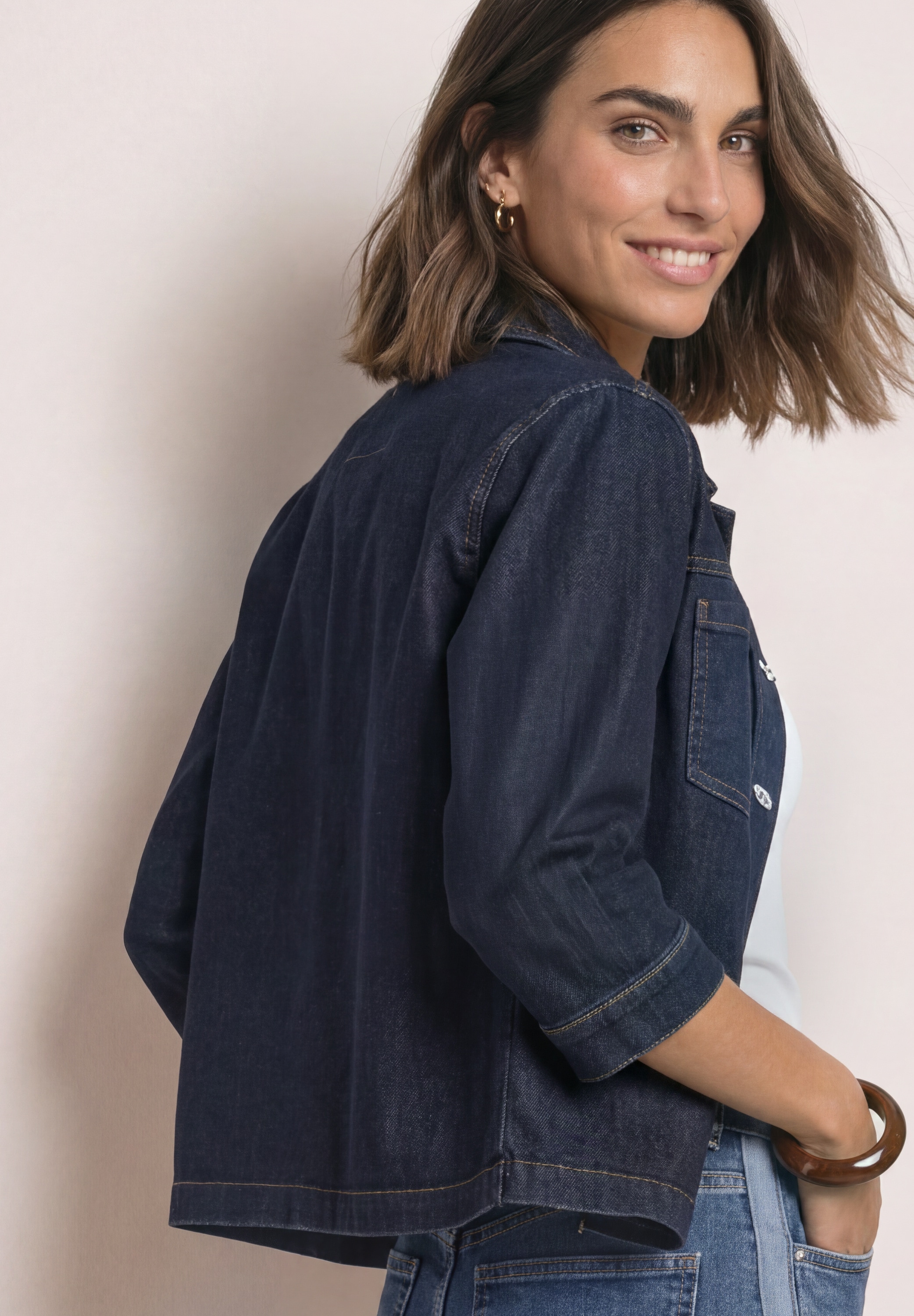 STREET ONE Jeansbluse im Denim-Style