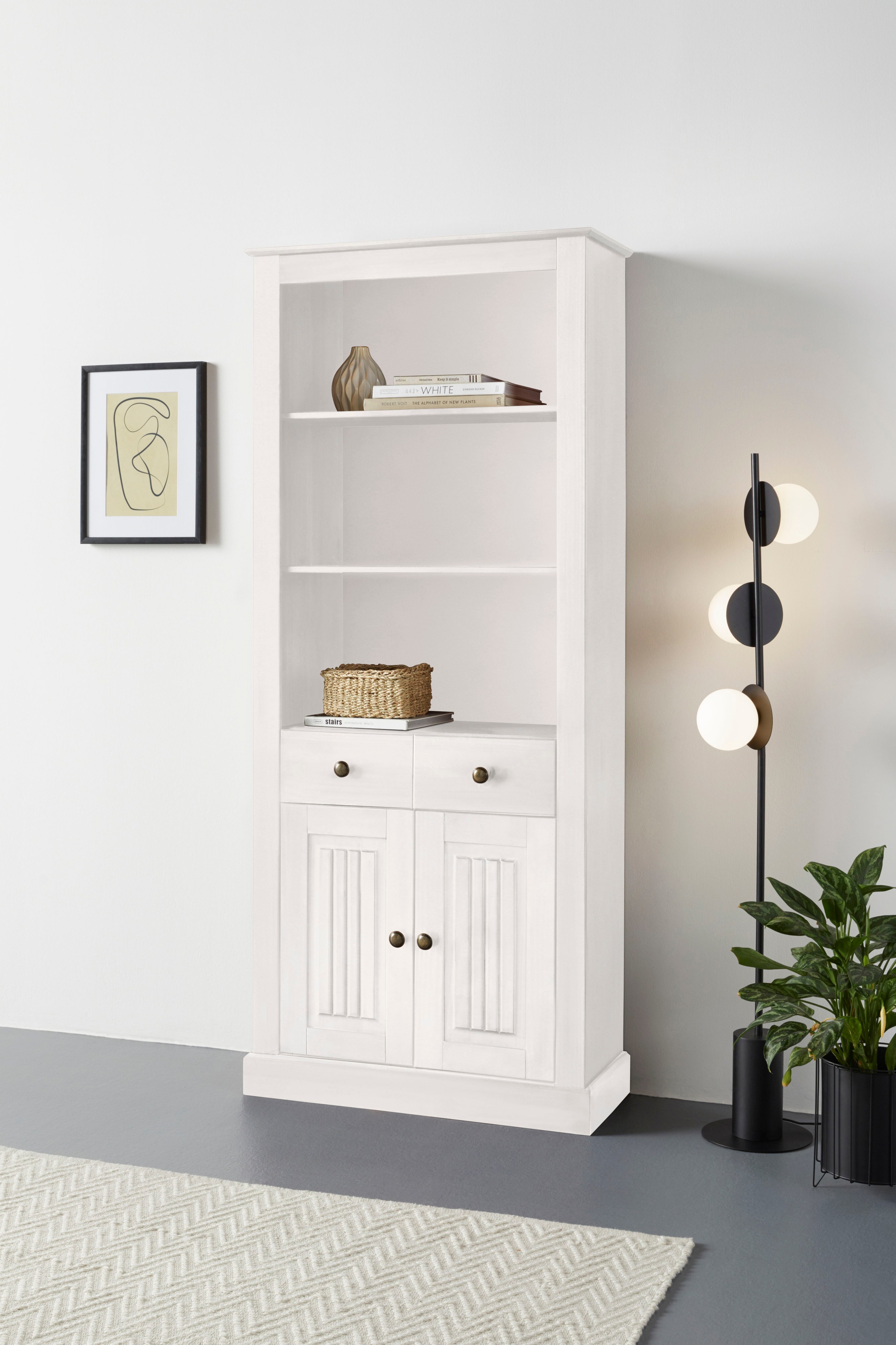 OTTO home Bücherregal "Liotta" mit 3 verstellbare Einlegeböden, 1 Schubkast günstig online kaufen