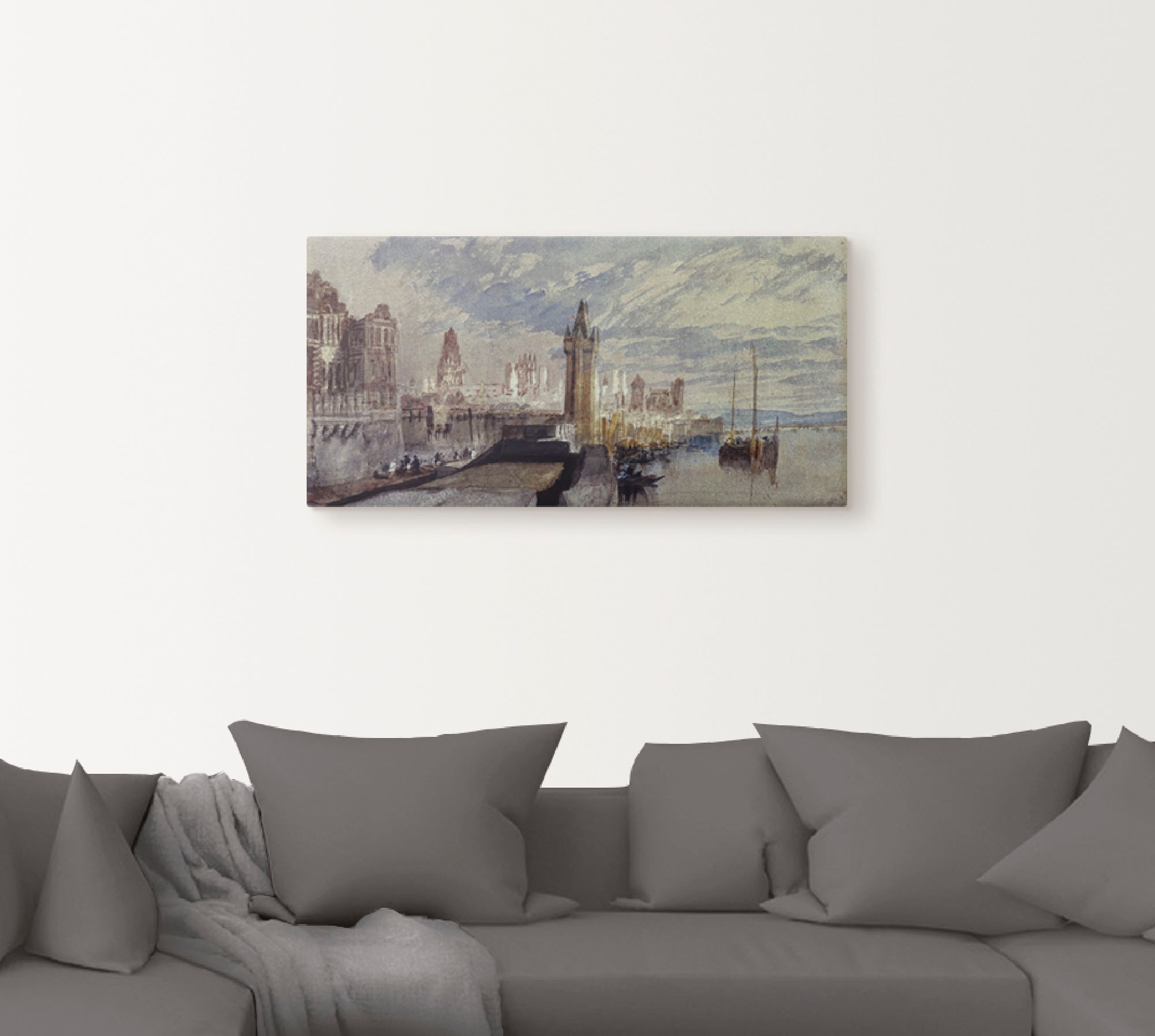 Artland Wandbild »Mainz am Rhein.«, Deutschland, (1 St.), als Leinwandbild, Wandaufkleber oder Poster in versch. Größen