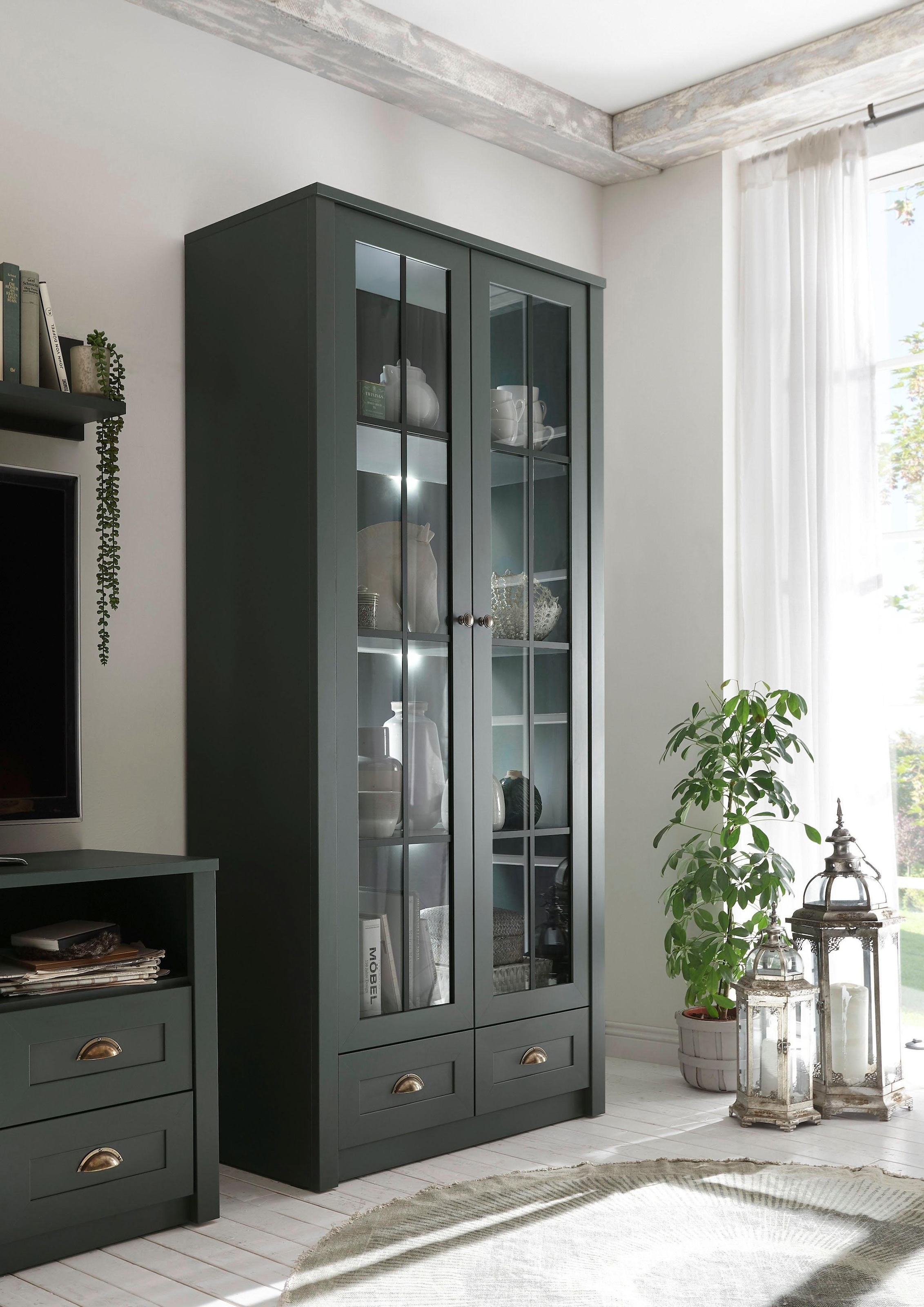 Home affaire Vitrine »Ascot«, Höhe 197 cm | BAUR | Buffetschränke