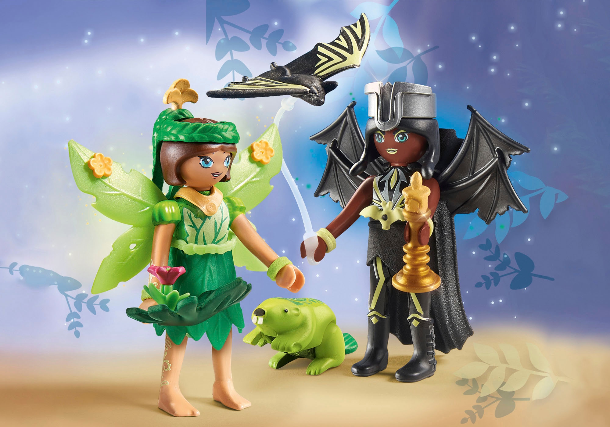 Playmobil® Konstruktions-Spielset »Forest Fairy & Bat Fairy mit Seelentieren (71350), Adventures of Ayuma«, (26 St.), Made in Europe