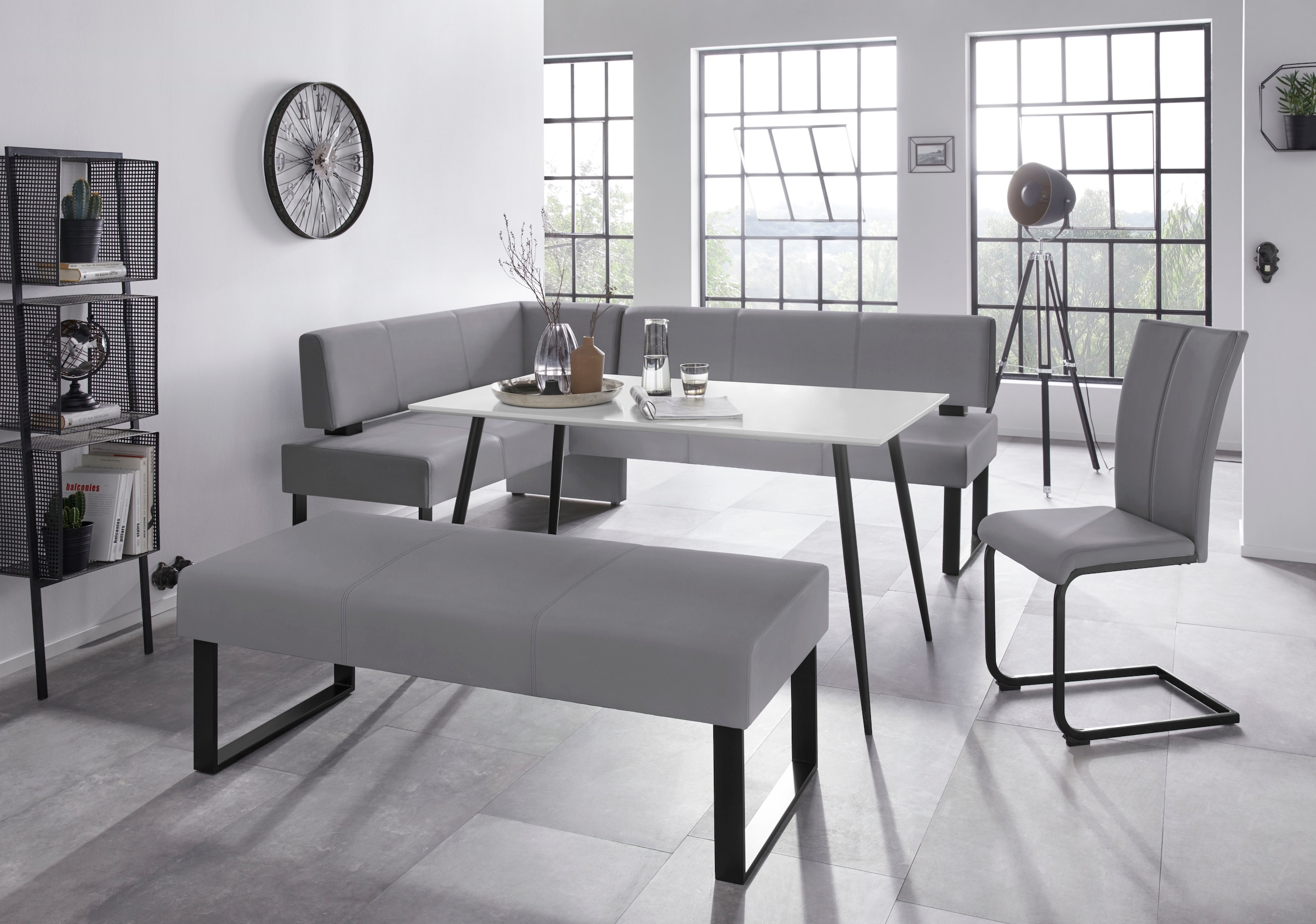 Home affaire Sitzbank »Oliver«, Breite 140cm, mit Metallgestell