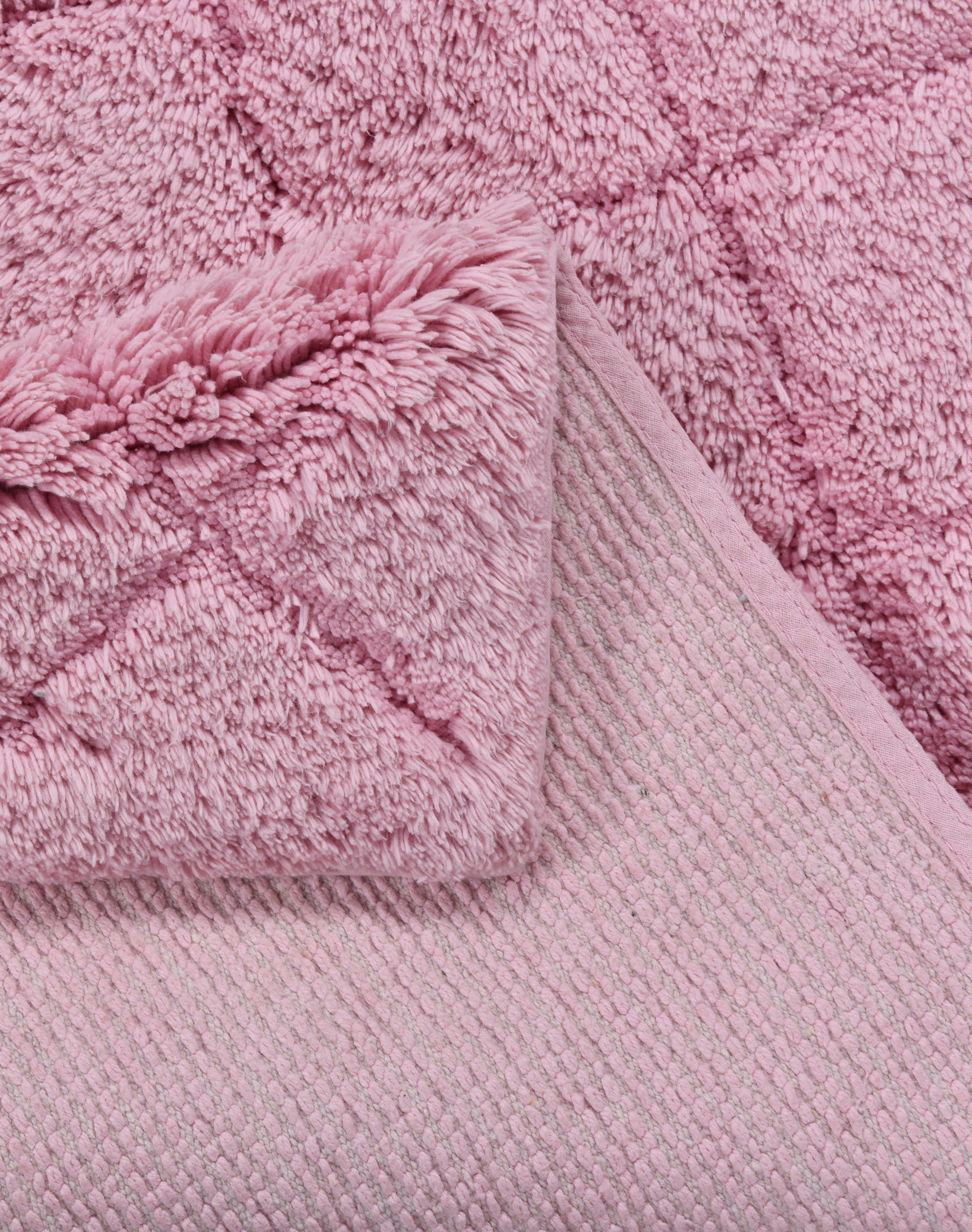 Thumbnail - TOM TAILOR HOME Badematte "Cotton Diamond" Höhe 20 mm rutschhemmend beschichtet fußbodenheizungsgeeignet  strapazierfähi...