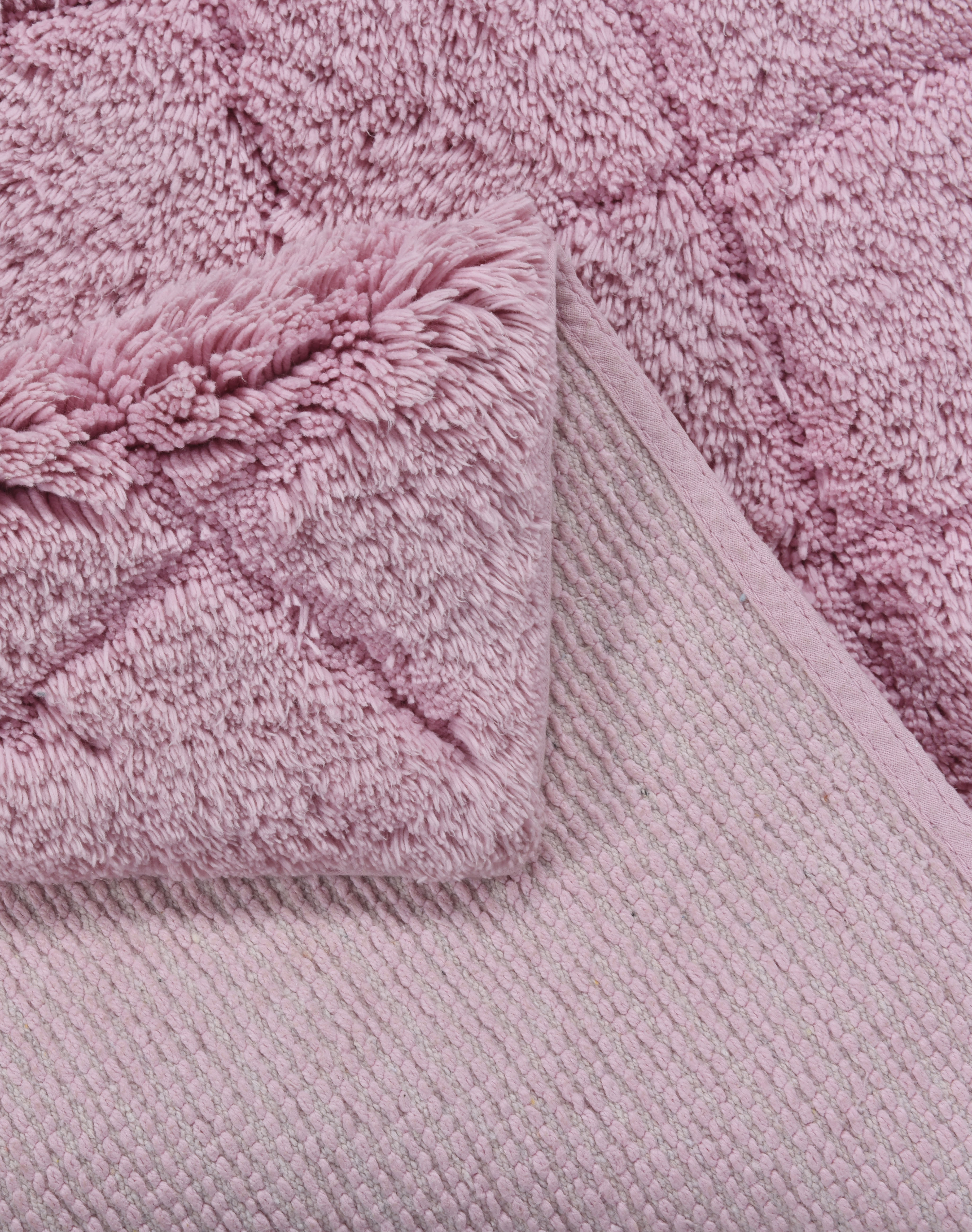 Thumbnail - TOM TAILOR HOME Badematte "Cotton Diamond", rutschhemmend beschichtet, fußbodenheizungsgeeignet-strapazierfähig, Uni Far...