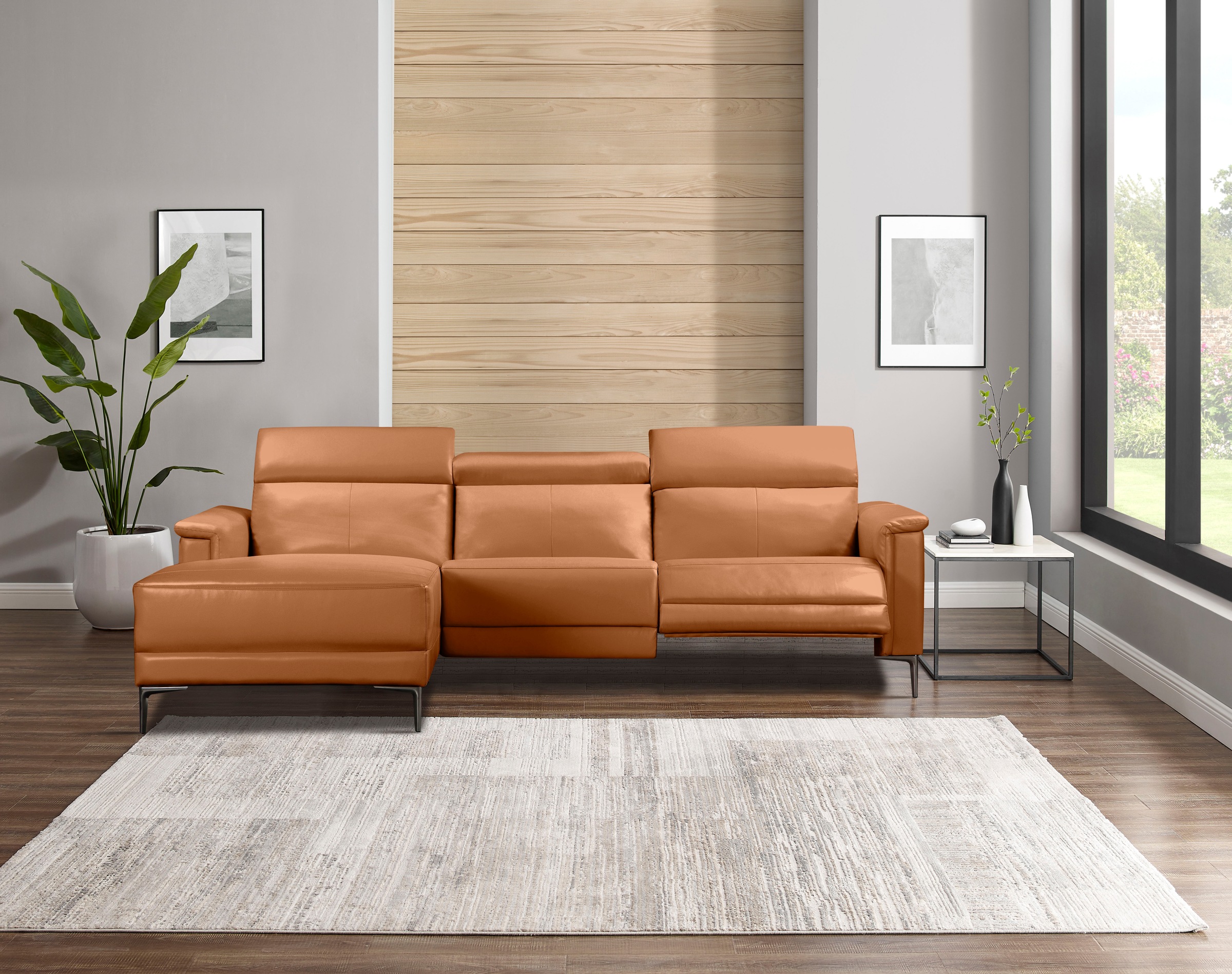 Home affaire Ecksofa "Lund, L-Form, 261cm, man. o. elektr. Relaxfunktion (m günstig online kaufen
