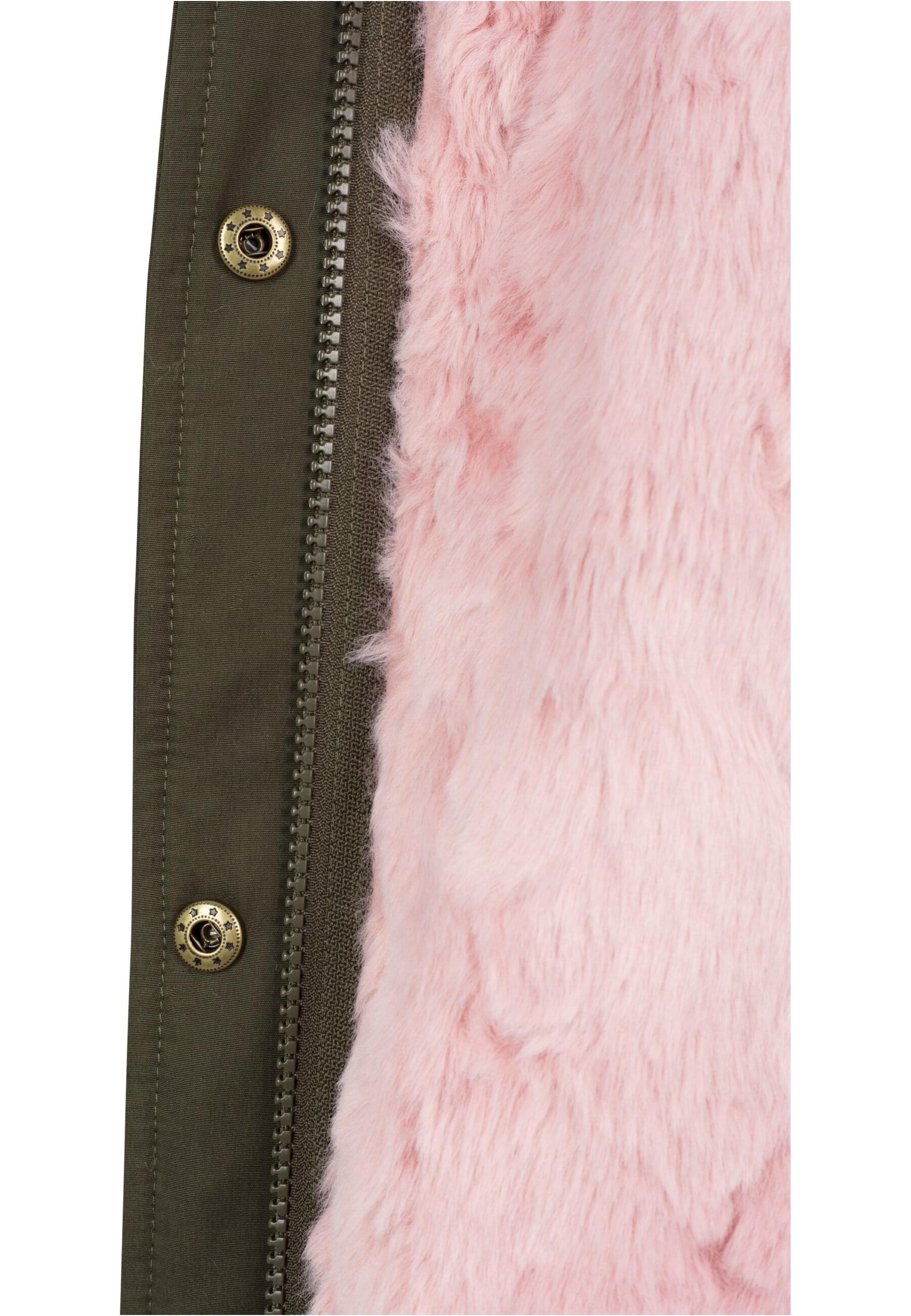 URBAN CLASSICS Parka »Urban Classics Damen Ladies Peached Teddy Lined Parka«, (1 St.), mit Kapuze