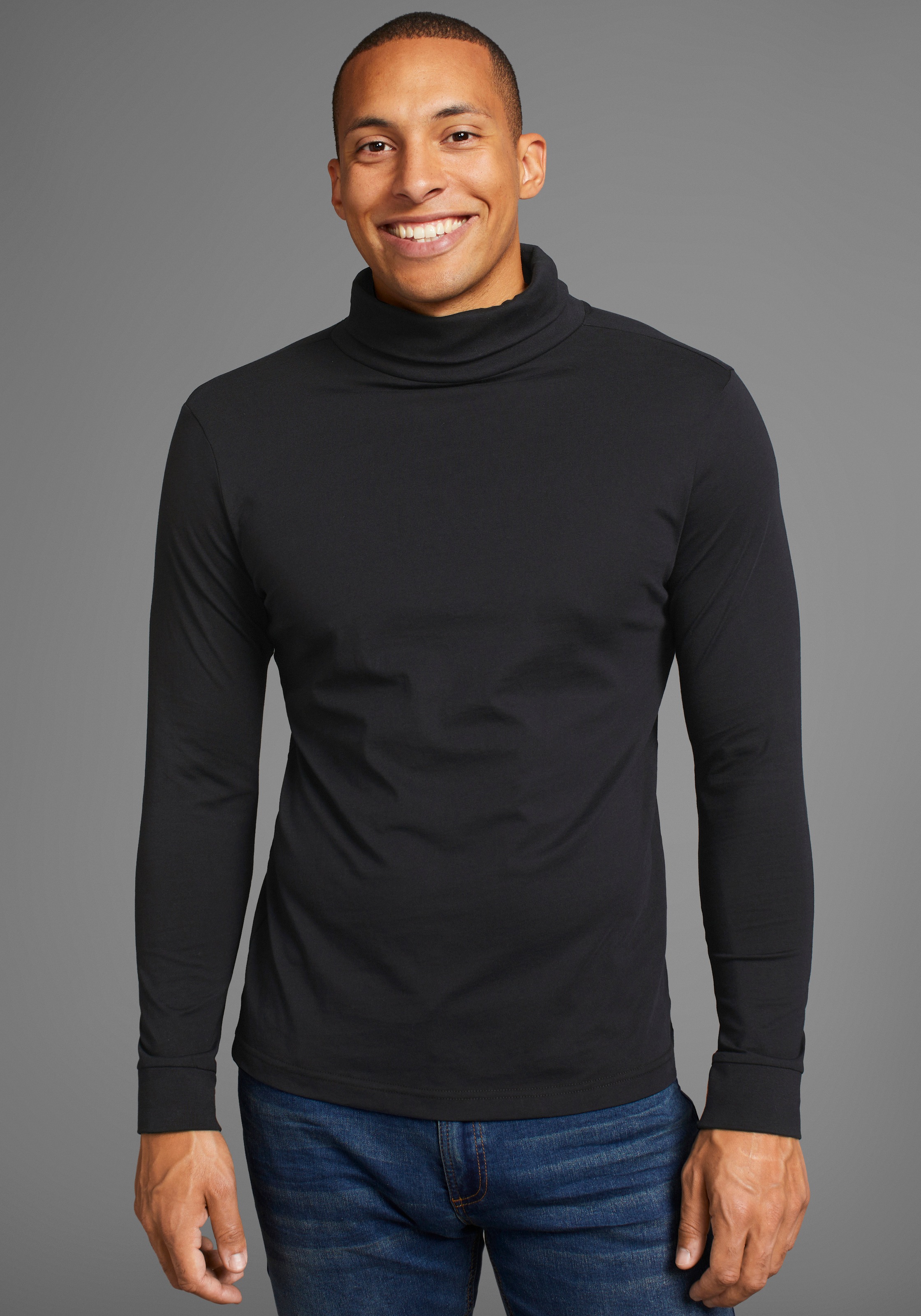 Bruno Banani Rollkragenshirt, auch zum Unterziehen