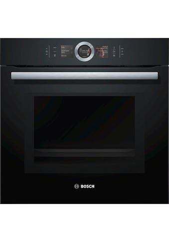 Backofen mit Mikrowelle »HNG6764B6«, 8, HNG6764B6, mit 1-fach-Teleskopauszug,...