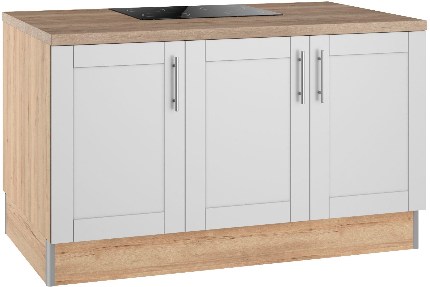 KOCHSTATION Pantryküche "KS-Ahus", Kücheninsel, Breite 150 cm, wahlweise mi günstig online kaufen