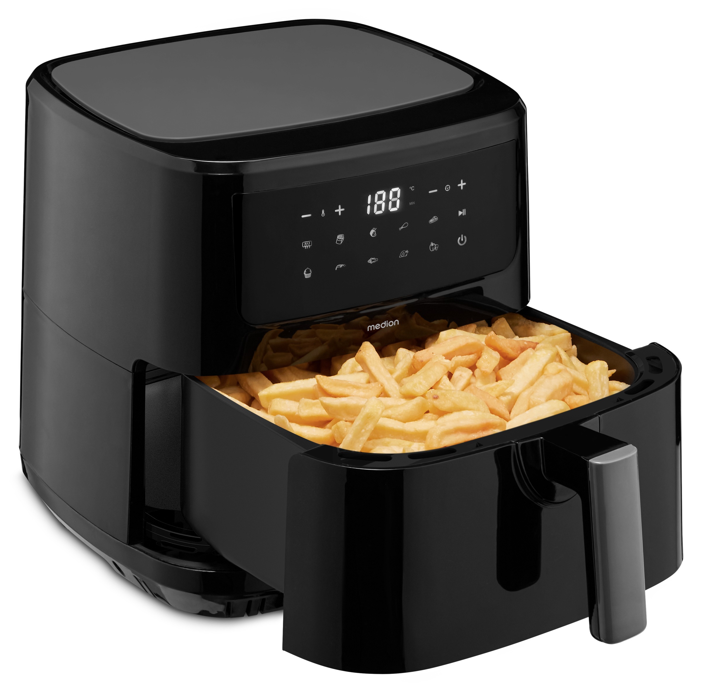 Medion Heißluftfritteuse "MD 11750 P10 XL Duo" 2000 W Fassungsvermögen 6,8 günstig online kaufen