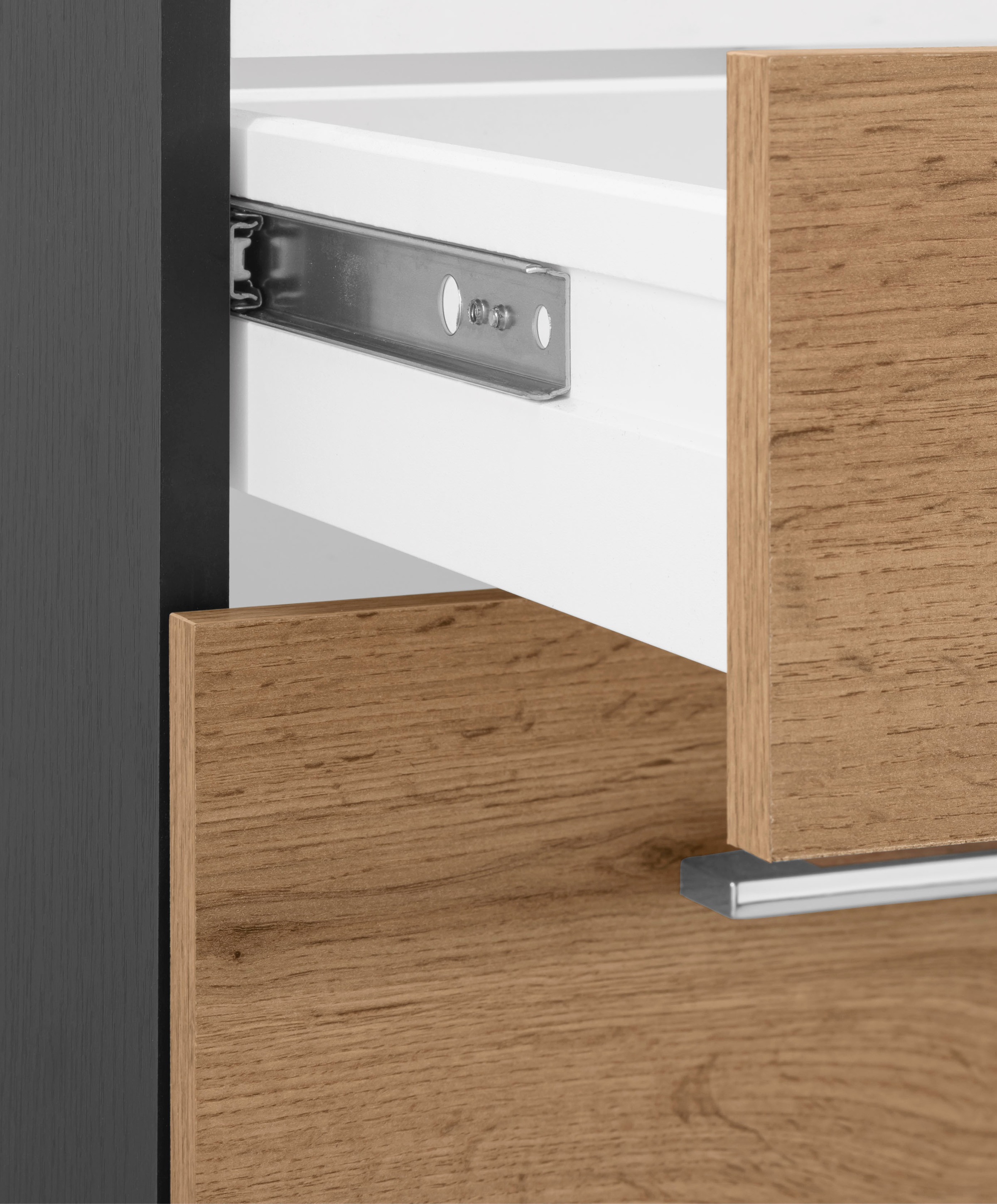 KOCHSTATION Winkelküche »KS-Colmar«, mit E-Geräten, Stellbreite 210/240 cm