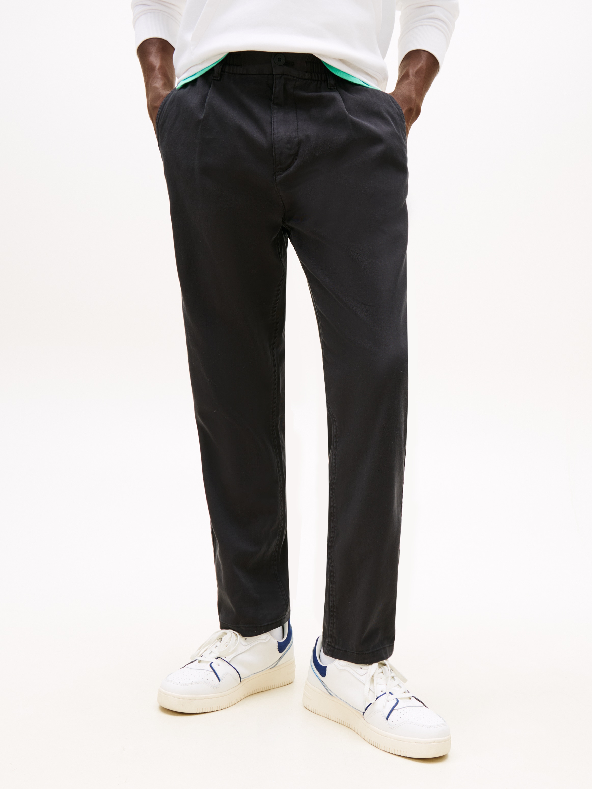Tommy Jeans Stoffhose "TJM ISAAC LIGHT COTTON PANTS", Mit Gürtelschlaufen günstig online kaufen