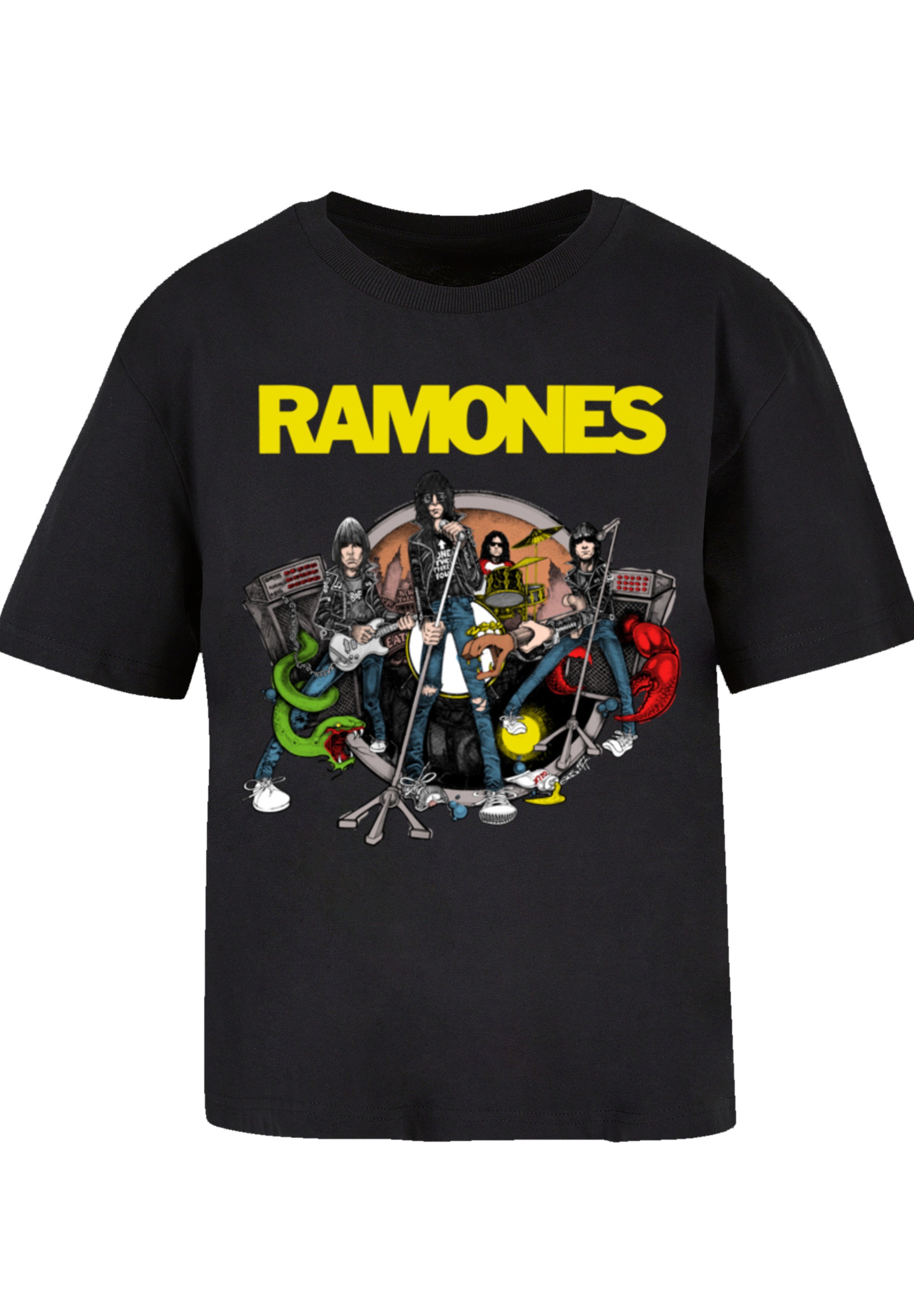 F4NT4STIC T-Shirt »Ramones Rock Musik Band Road To Ruin«, Premium Qualität, Band, Rock-Musik