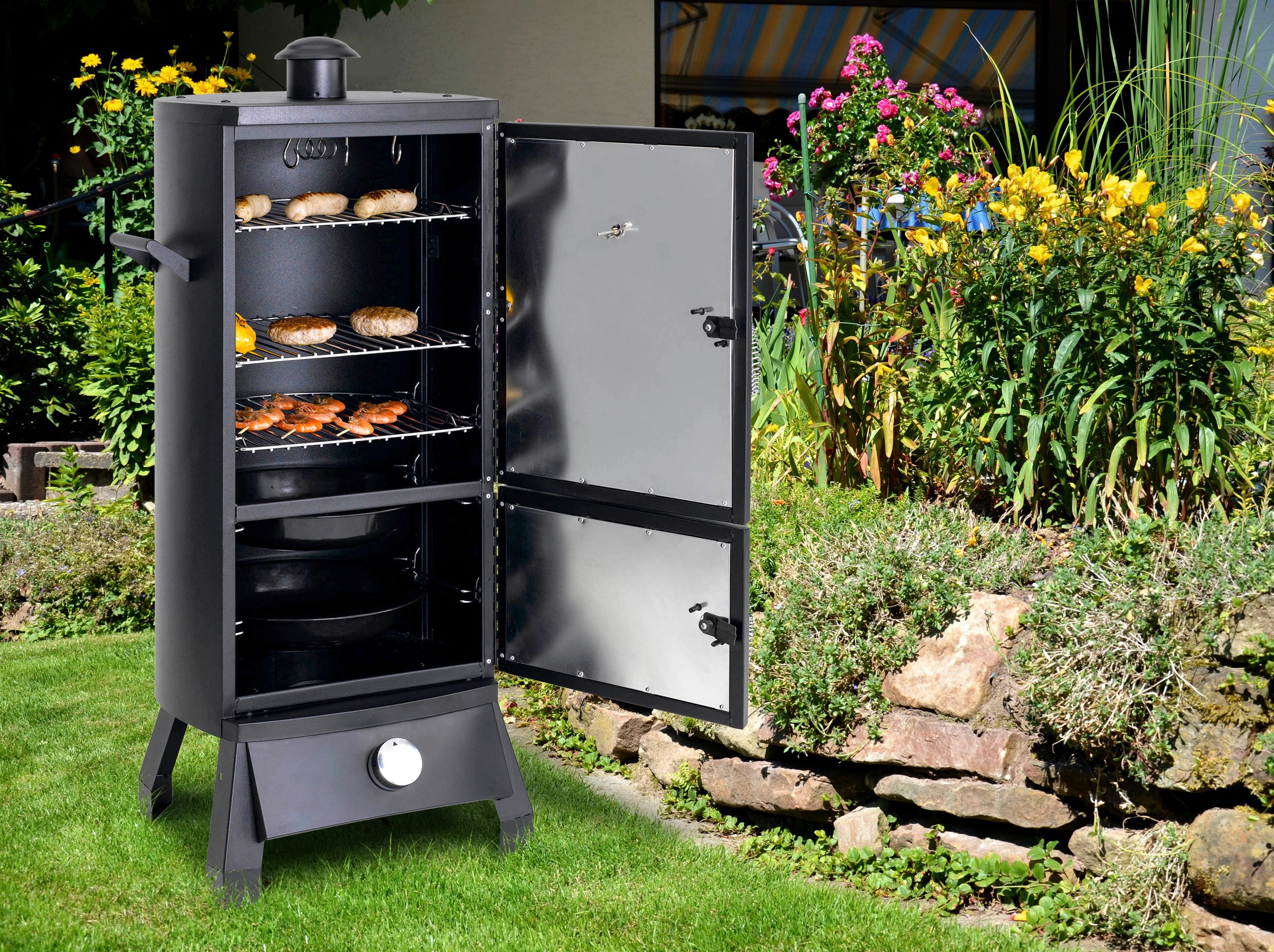 Tepro Gas-Räucherofen "Lockport" BxTxH: 46x42x104 cm günstig online kaufen