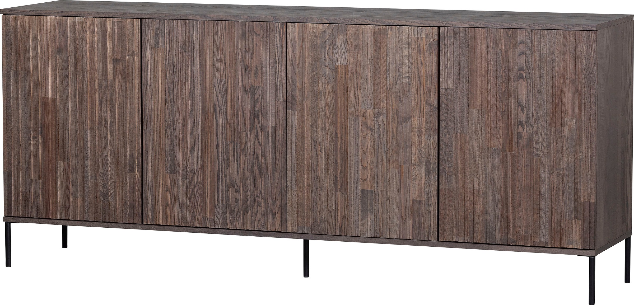 WOOOD Sideboard "New Gravure Dressoir 200 Cm Essen Fineer Espresso" günstig online kaufen