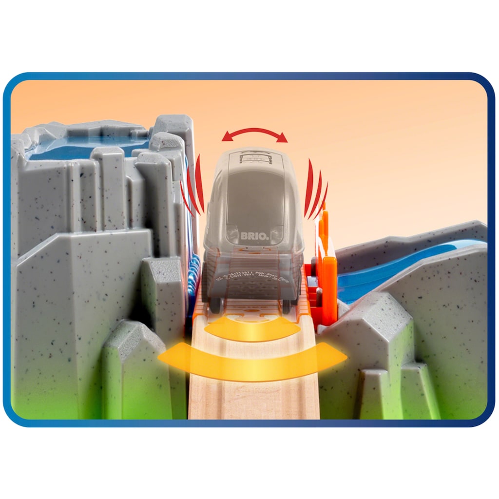 BRIO® Spielzeugeisenbahn-Tunnel »BRIO® WORLD, Smart Tech Sound Wasserfall-Tunnel«