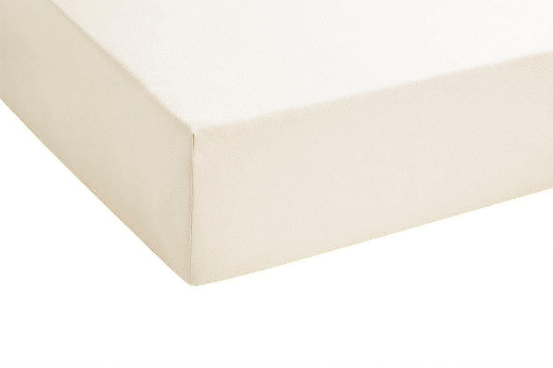 Biberna Spannbettlaken "Tobias" aus Jersey mit Rundumgummizug und kochfest günstig online kaufen