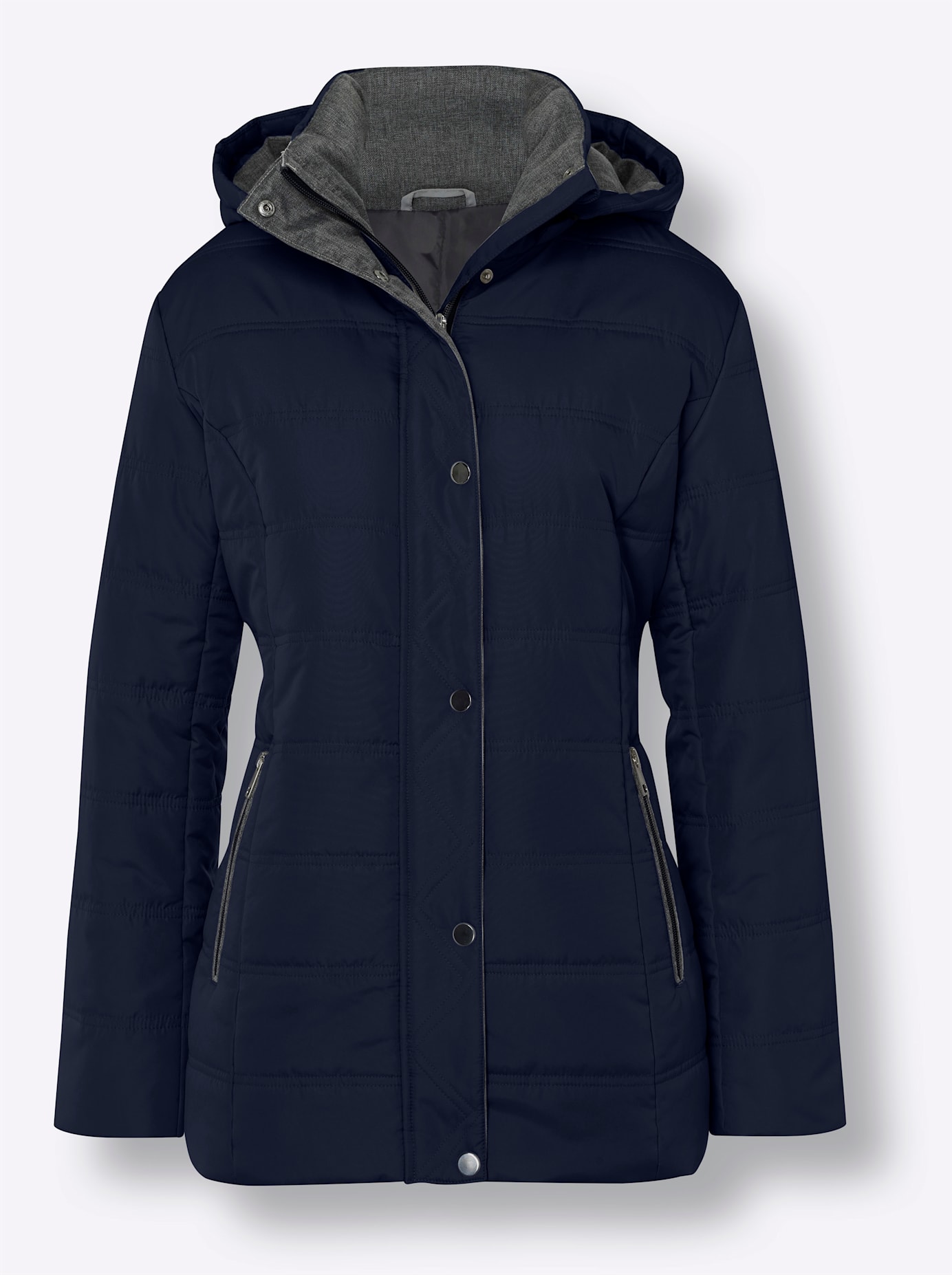 Thumbnail - Classic Basics Steppjacke, mit Kapuze