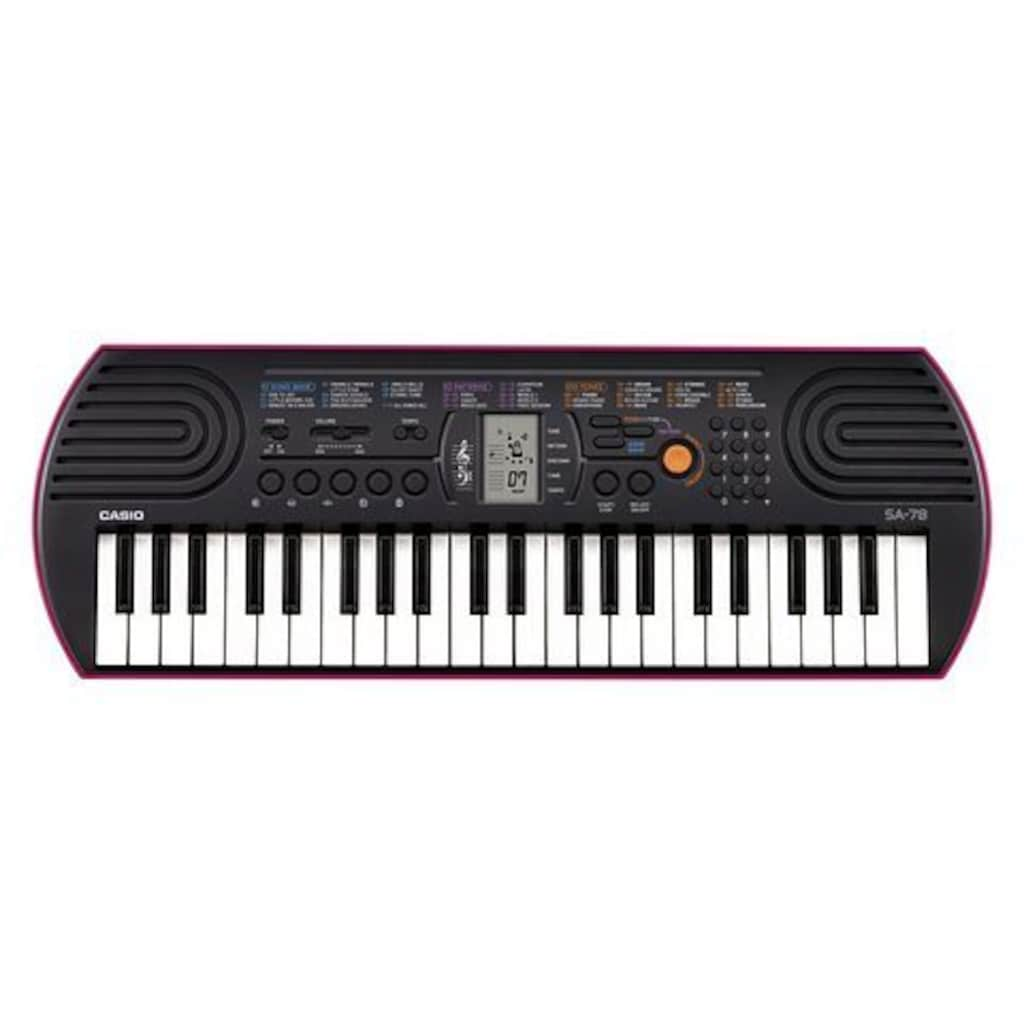 CASIO Home-Keyboard »Mini-Keyboard SA-78«, mit 44 Minitasten