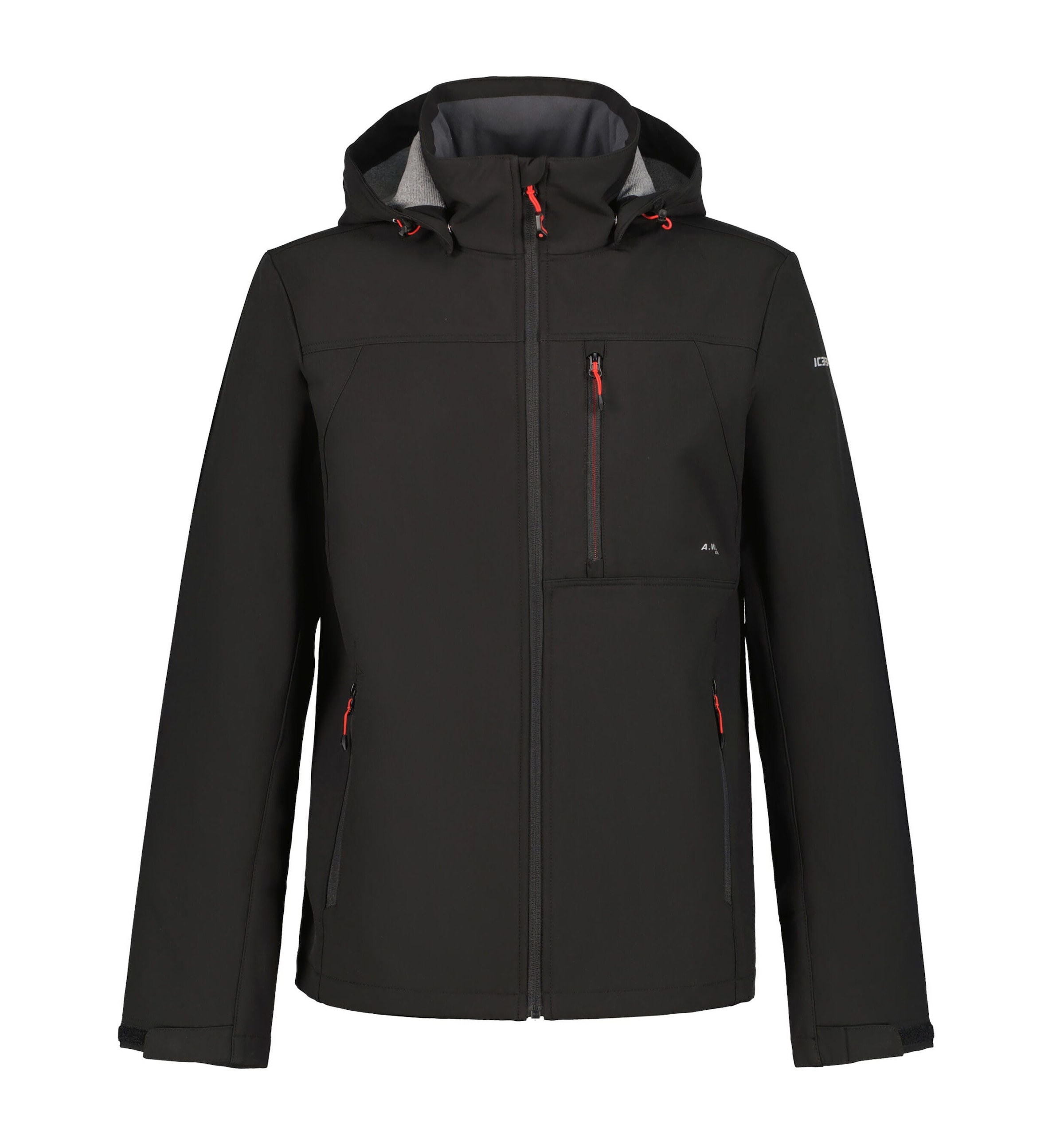Icepeak Softshelljacke "BEEDEVILLE", (1 St.), mit Kapuze, mit dezenten Logo günstig online kaufen