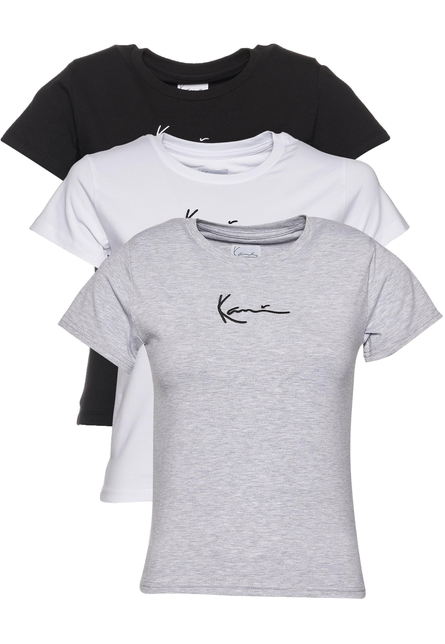 T-Shirt »Karl Kani Damen Small Signature 3-Pack Essential Tight Tee«