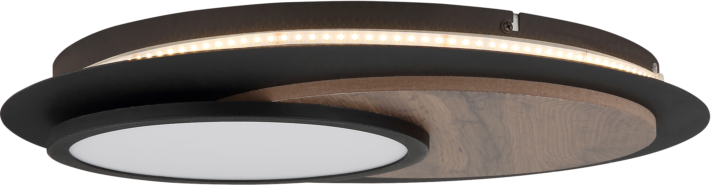 GLOBO LIGHTING Deckenleuchte »KORY« LED-Modul 1 Stk. Warmweiß Deckenlampe Wohnzimmer-Leuchte Schlafzimmer-Leuchte Flur Küche