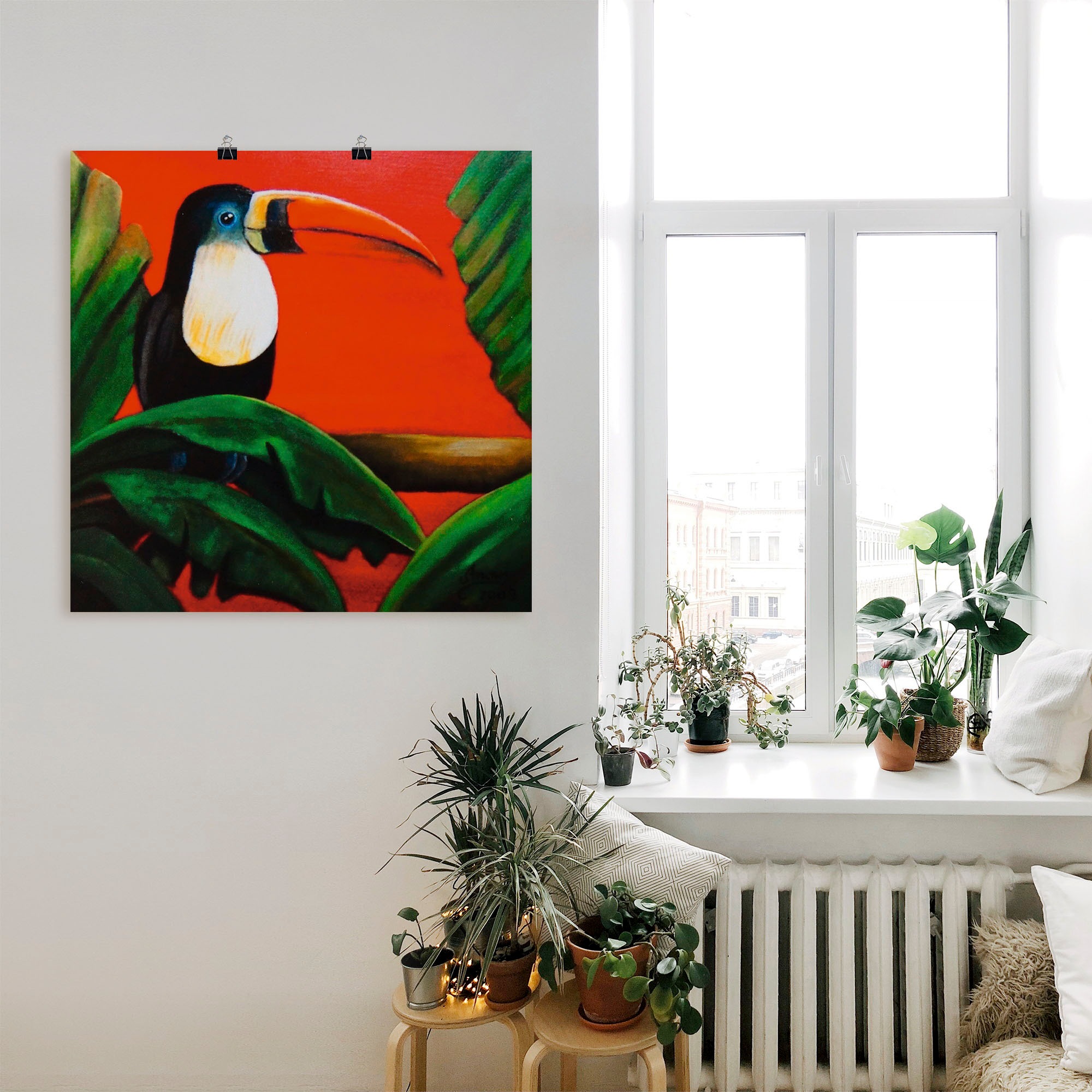 Artland Wandbild »Tukan«, Vögel, (1 St.), als Poster, Wandaufkleber in verschied. Größen
