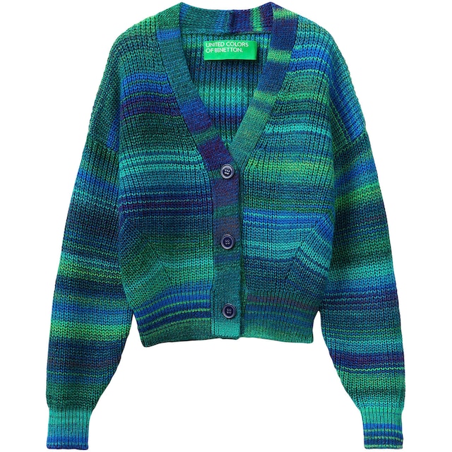 | BAUR of Benetton Strick Multi-Garn- flauschig Strickjacke, United für Colors im kaufen weichen