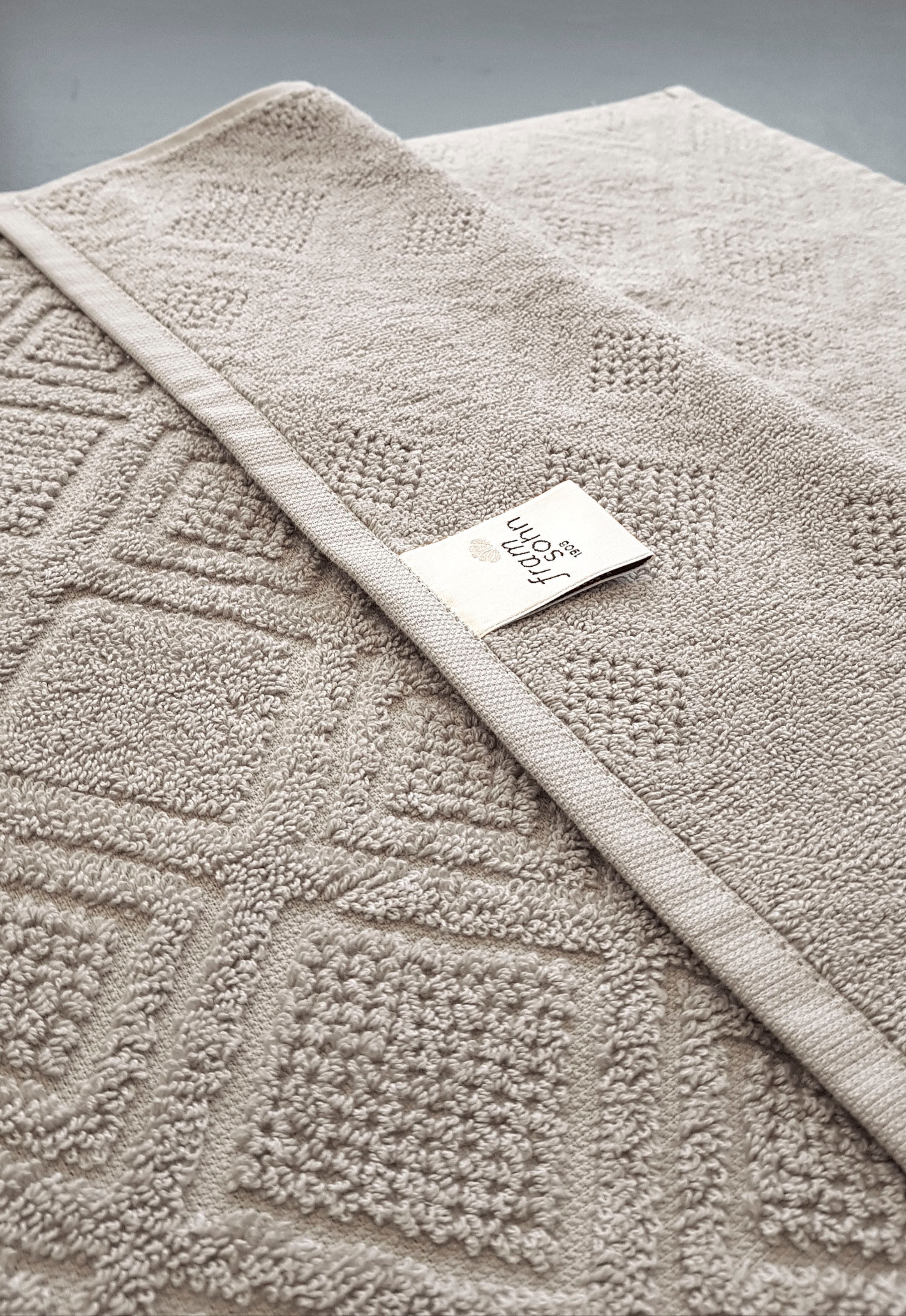 framsohn frottier Badetuch "Mosaik Duschtuch" gemustert, fein gewalkter Fei günstig online kaufen