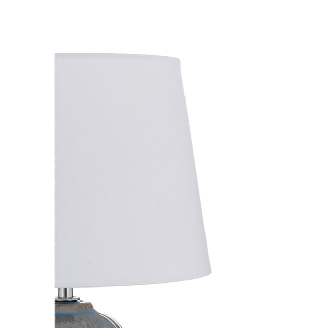 Pauleen Tischleuchte »Glowing Hug max20W Blau/Beige 230V Stoff/Keramik«, 1  flammig-flammig, E14 | BAUR