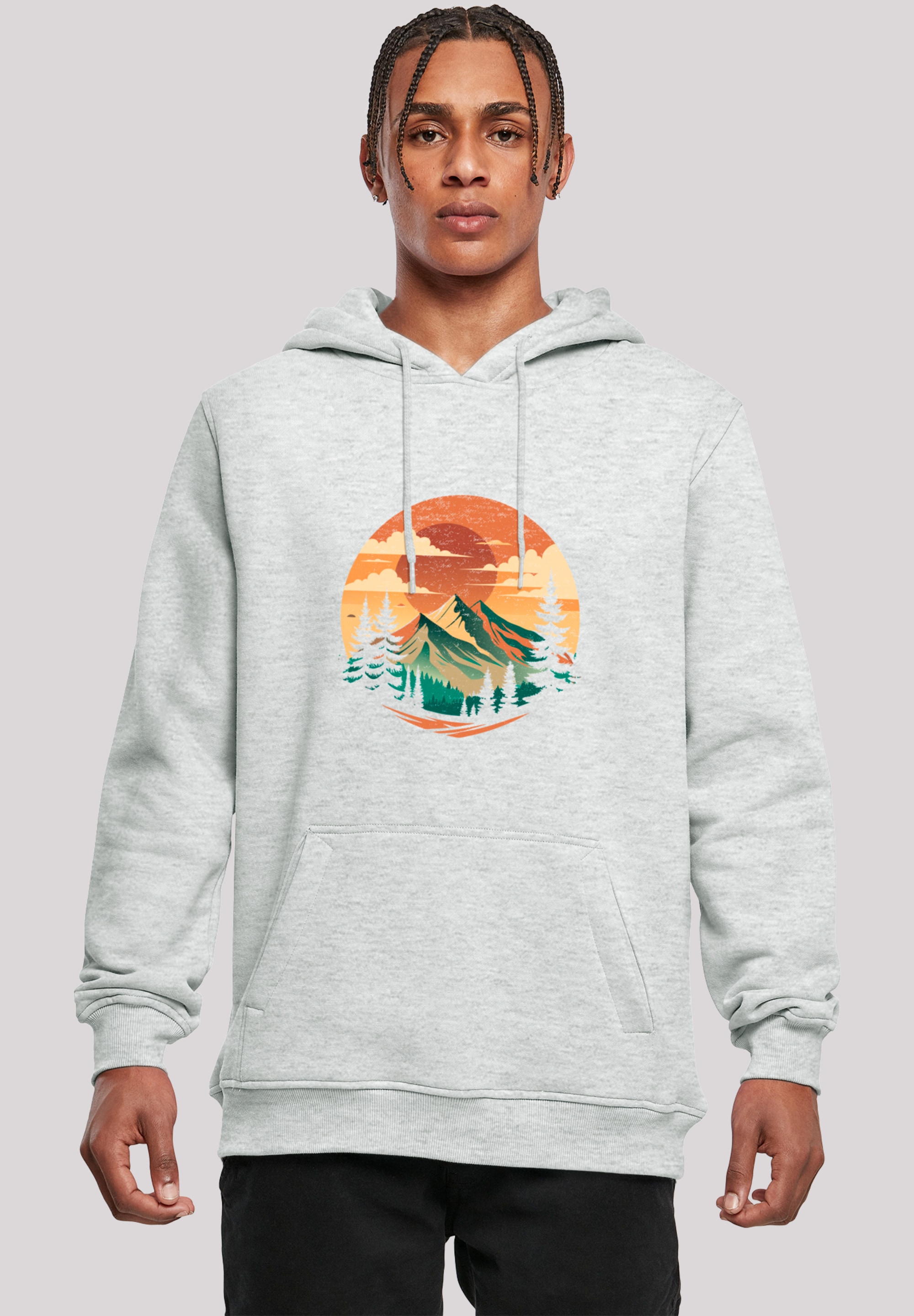 F4NT4STIC Kapuzenpullover "Sonnenuntergang Berglandschaft", Premium Qualitä günstig online kaufen