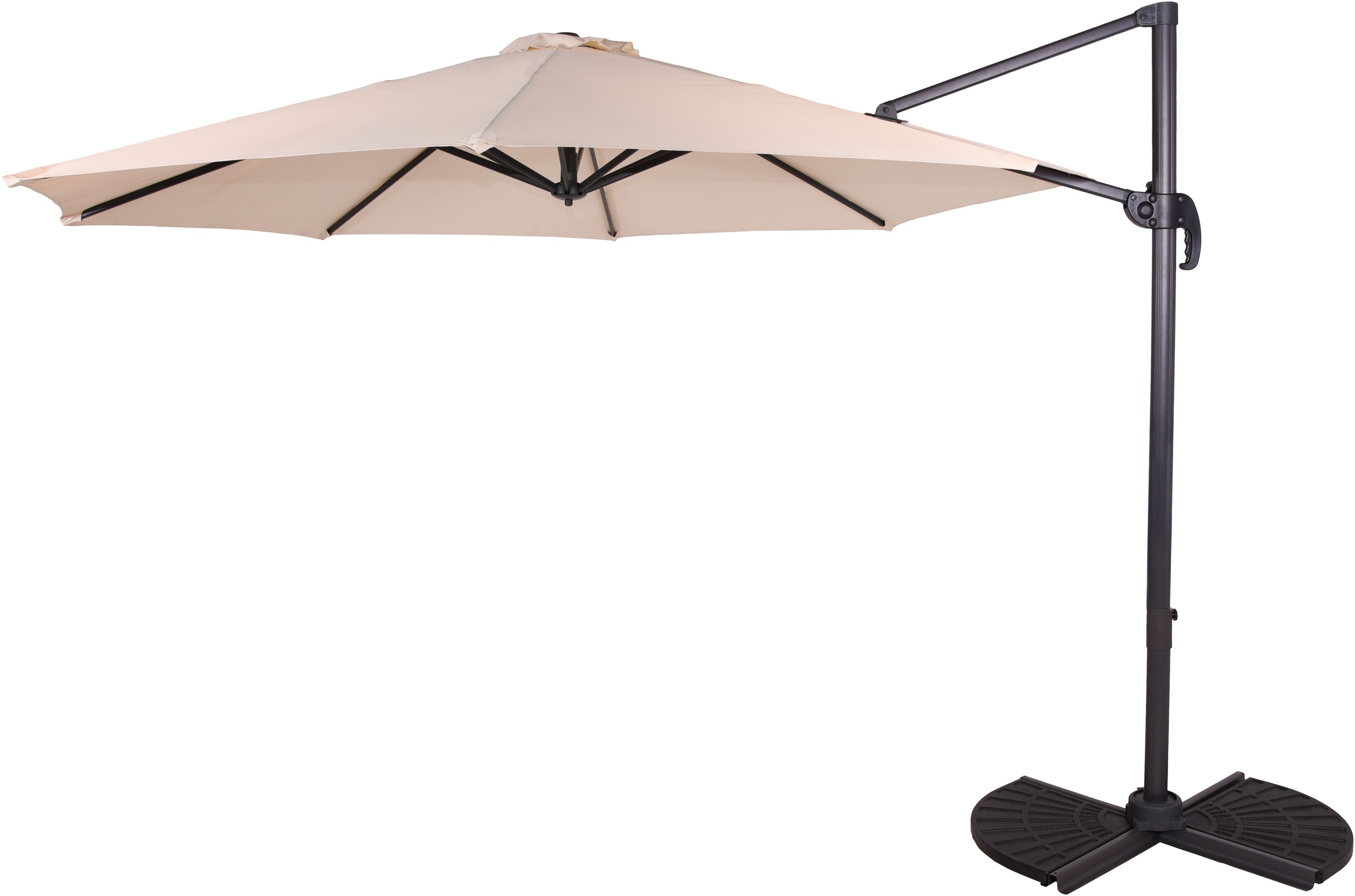 Ampelschirm GARDEN PLEASURE, beige, Bezug: 100% Polyester, Standschirme, "Deluxe-Ampelschirm", mehrfach vestellbar