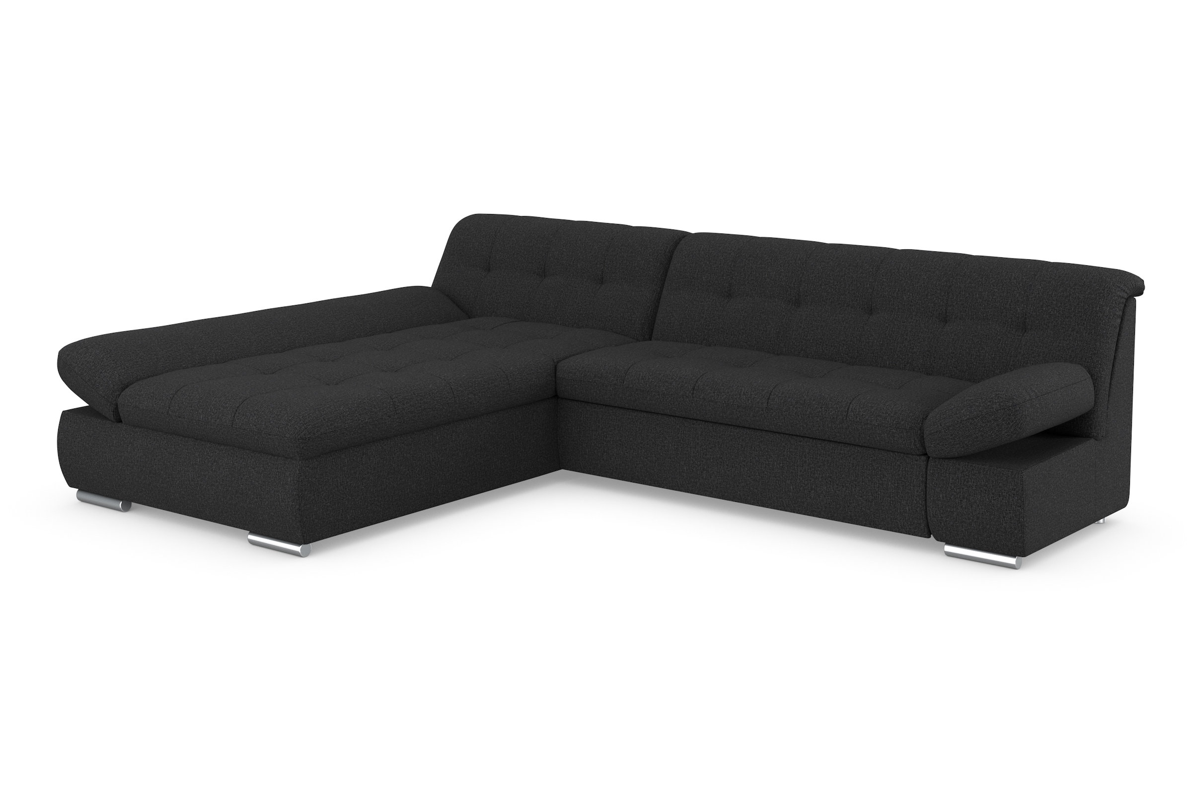 DOMO collection "MONA 297x173 cm, modern und komfortabel" whlw. mit Bettfunktion, L-Form