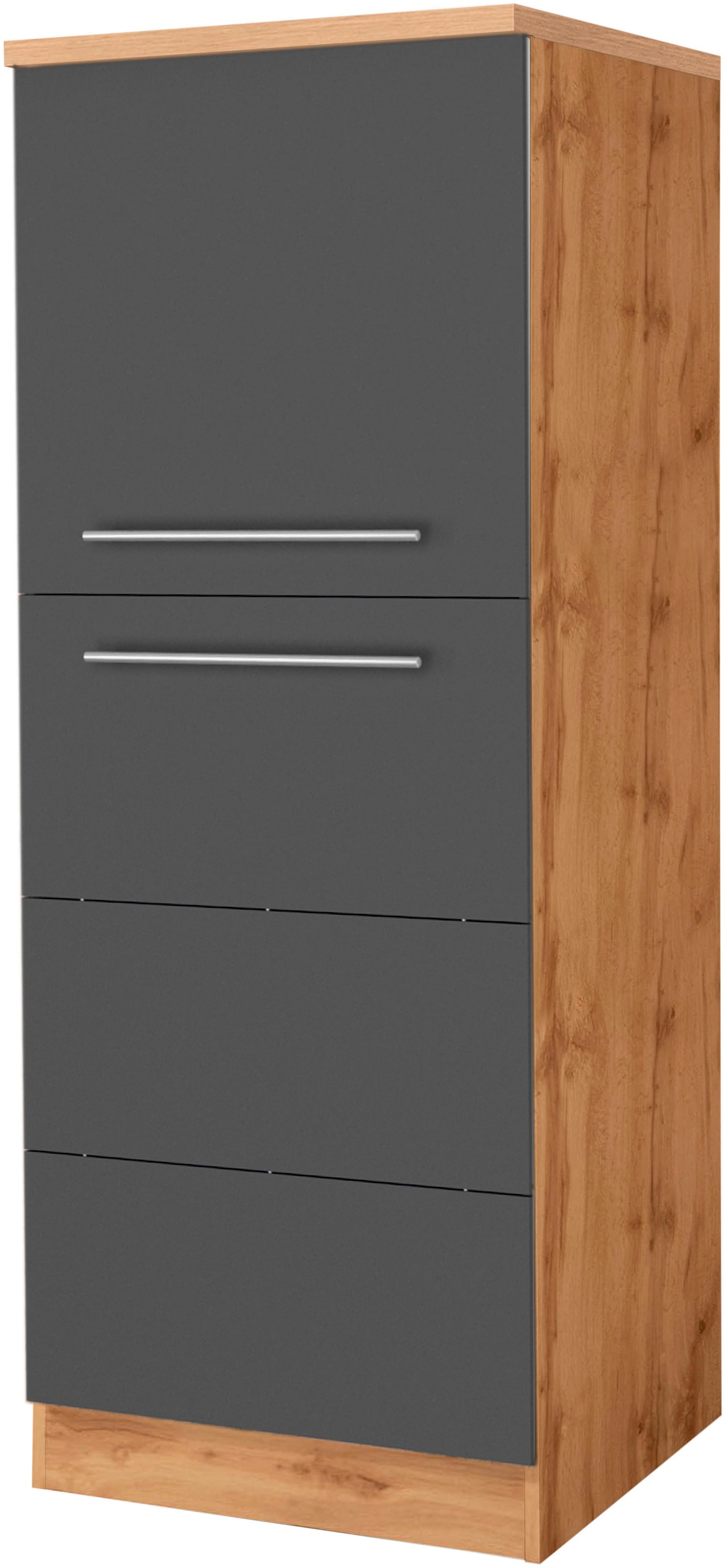 KOCHSTATION Seitenschrank »KS-Wien«, Breite 60 cm, Höhe 165 cm, Türanschlag wechselbar