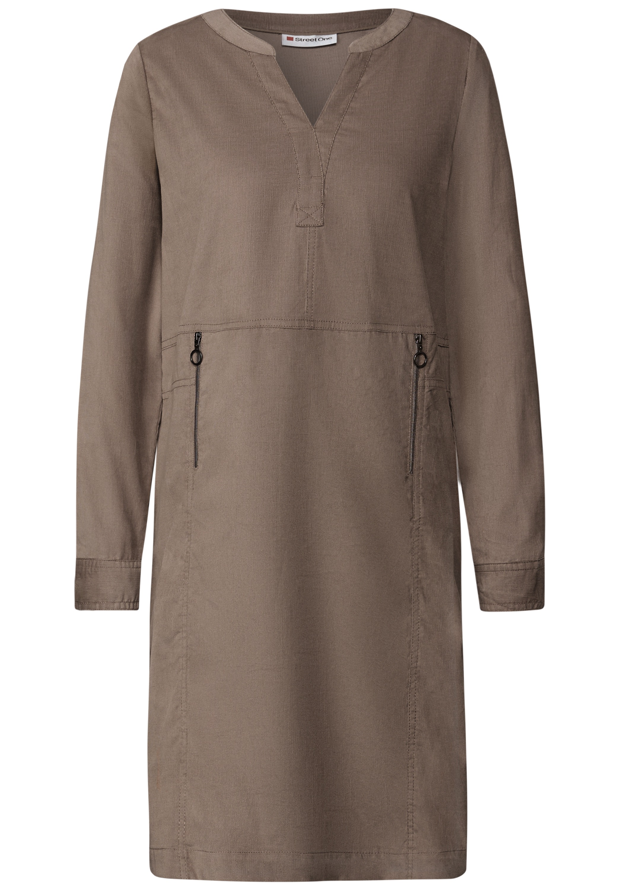 Thumbnail - STREET ONE Sommerkleid Reißverschlusstaschen in Unifarbe