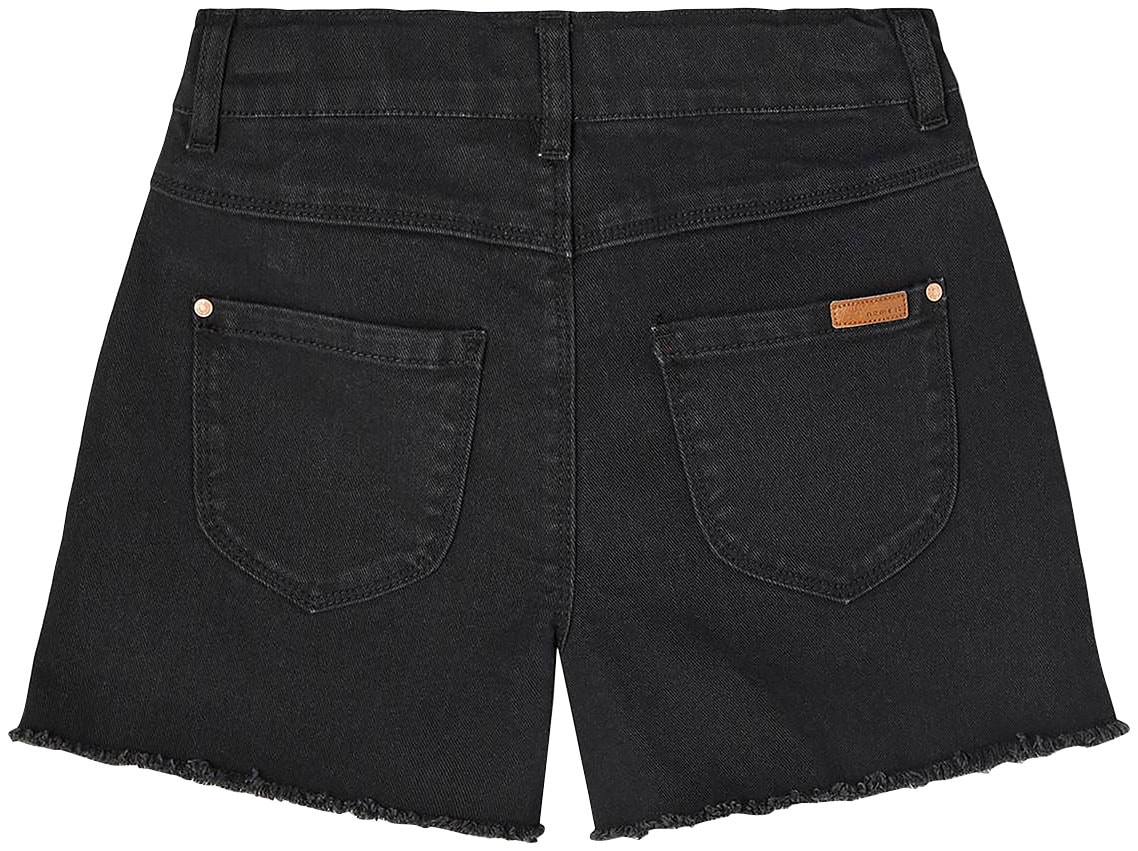 Name It Shorts »NKFROSE HW MOM DNM SHORT«, mit offenen Säumen