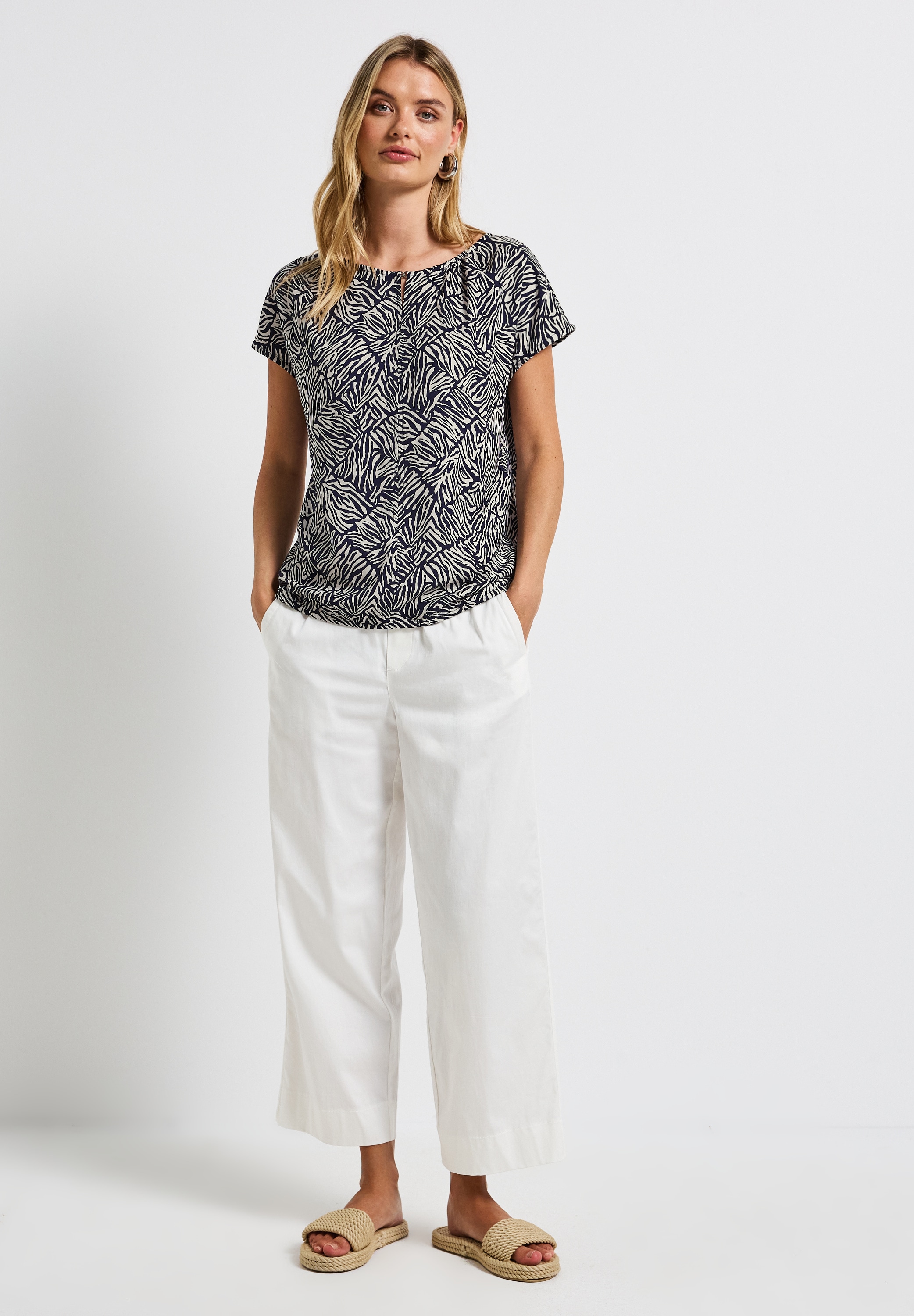 STREET ONE Print-Shirt, aus softer Viskose