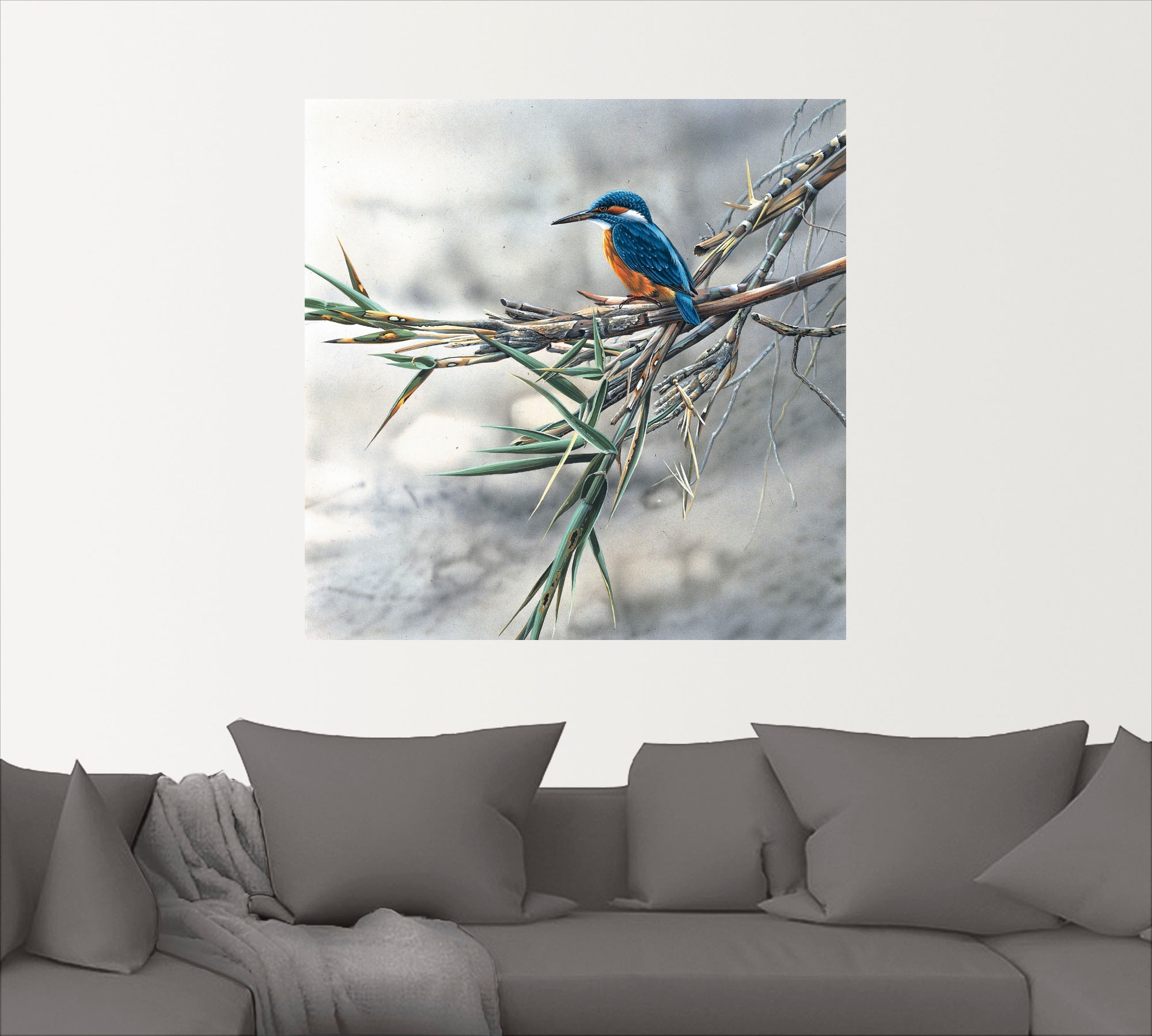 Artland Wandbild »Eisvogel I«, Vögel, (1 St.), als Leinwandbild, Poster, Wandaufkleber in verschied. Größen
