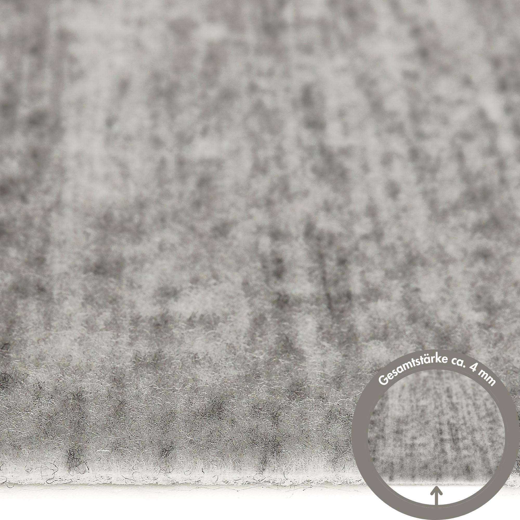 Andiamo Teppichfliese »Paris Nadelfilz«, quadratisch, 4 mm Höhe, 40x40 cm, selbstklebend, robust & strapazierfähig, 25 Stück (4 qm)