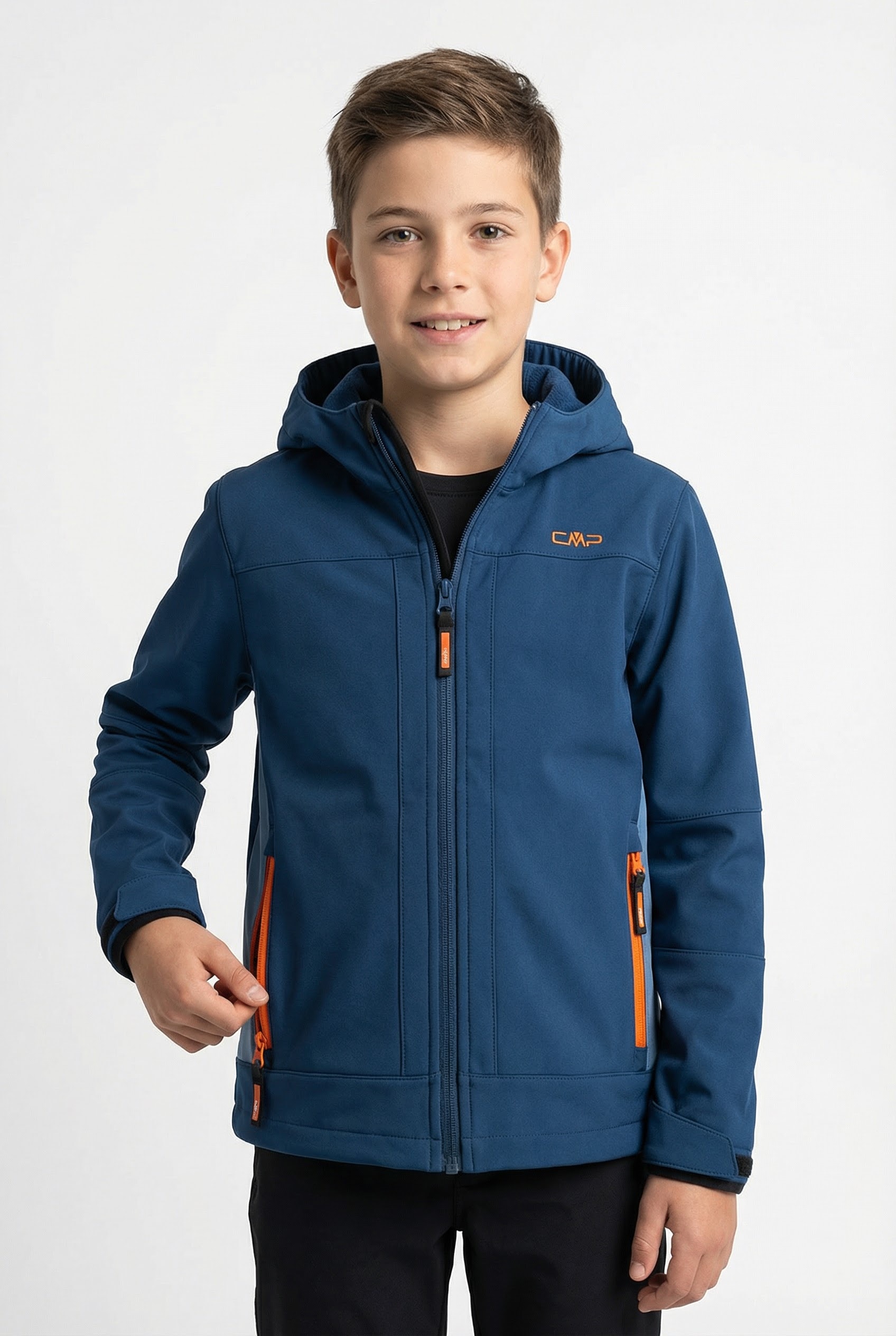 CMP Softshelljacke »KID  SOFTSHELL JACKET FIX HOOD« mit Kapuze wasserabweisend, windabweisend, mit Reißverschlusstaschen
