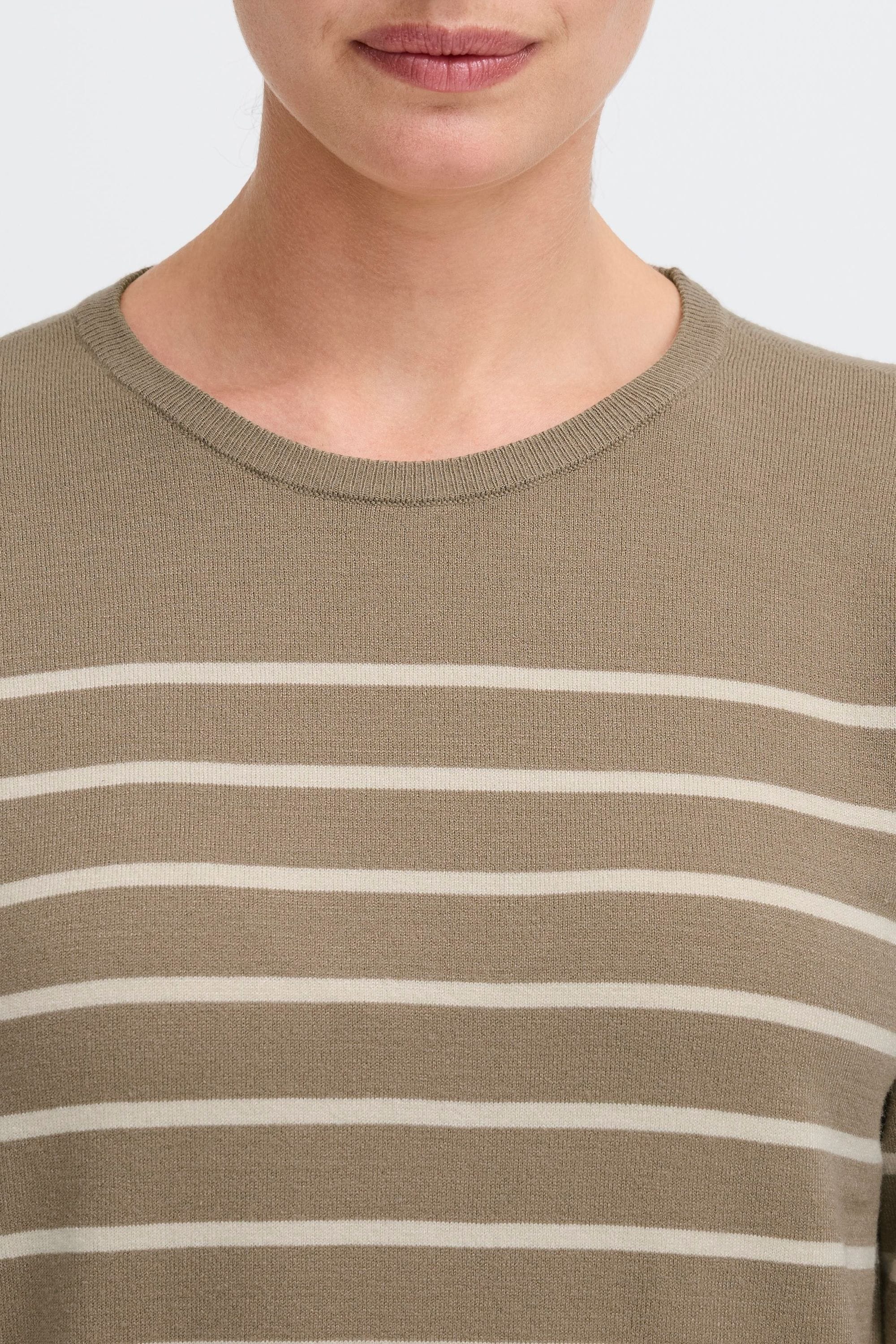 OXMO Strickfleece-Pullover »Strickpullover OXFKEANA«