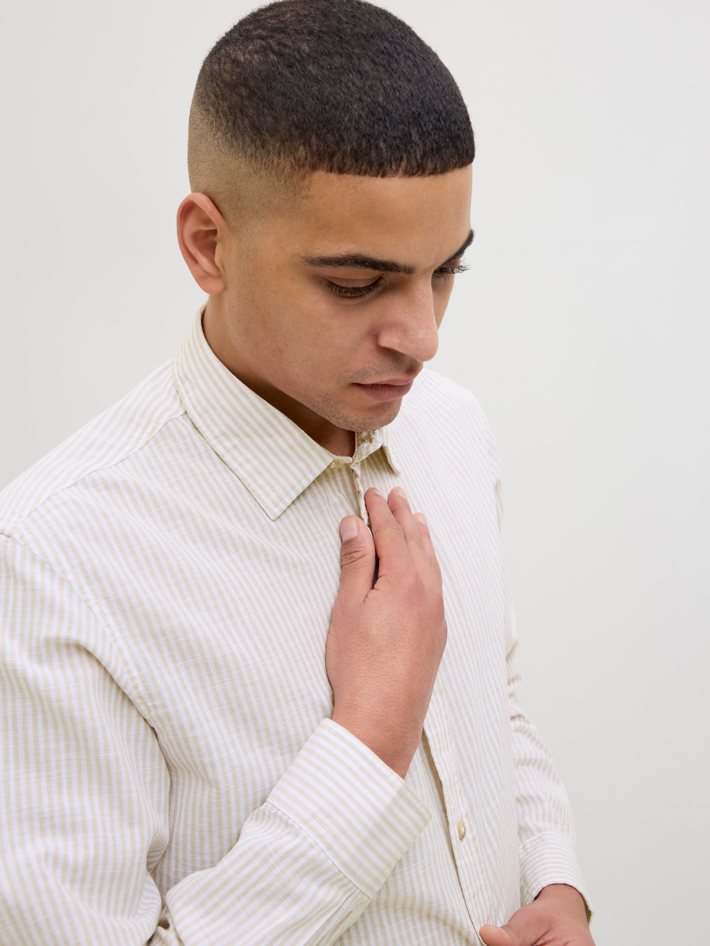 Jack & Jones Langarmhemd »JJESUMMER SHIRT LS SN«, mit Hemdkragen