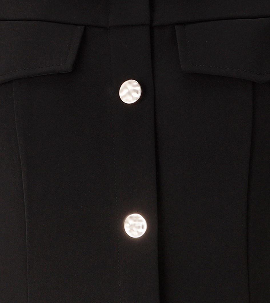 Aniston CASUAL Sommerkleid Faketaschen mit dekorativen, glänzenden Knöpfen zu schließen - NEUE KOLLEKTION