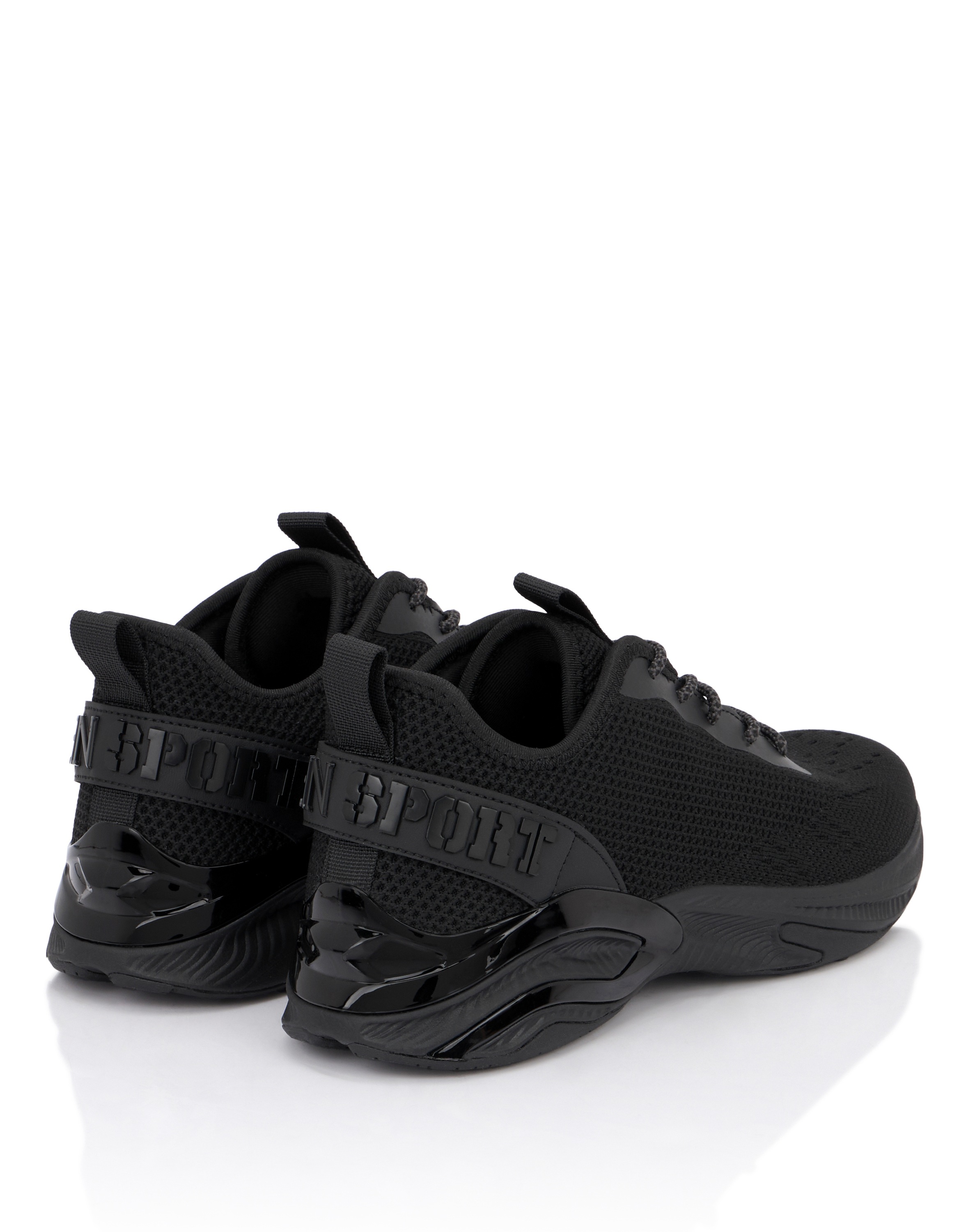 Sneaker PLEIN SPORT "Ps", Damen, Gr. 39, Normalschaft, schwarz (0202, schwarz, schwarz), Schuhe Sneaker 3