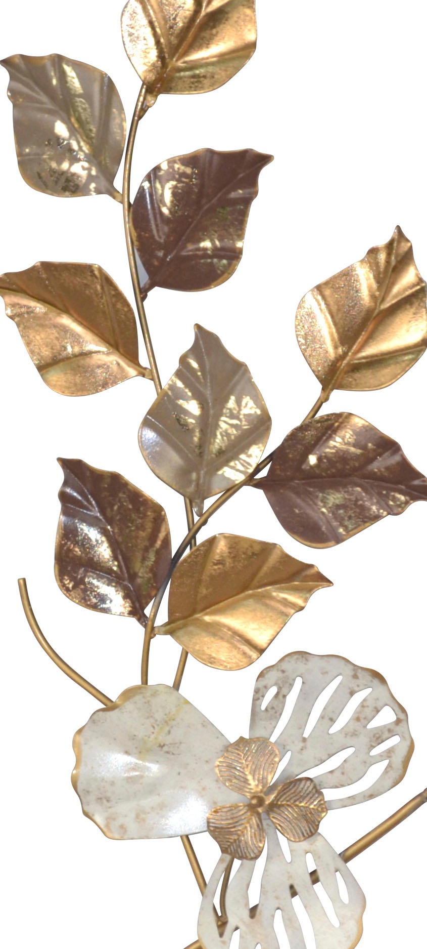 HOFMANN LIVING AND MORE Wanddekoobjekt "Wanddekoration" Blätterdeko, gerahm günstig online kaufen