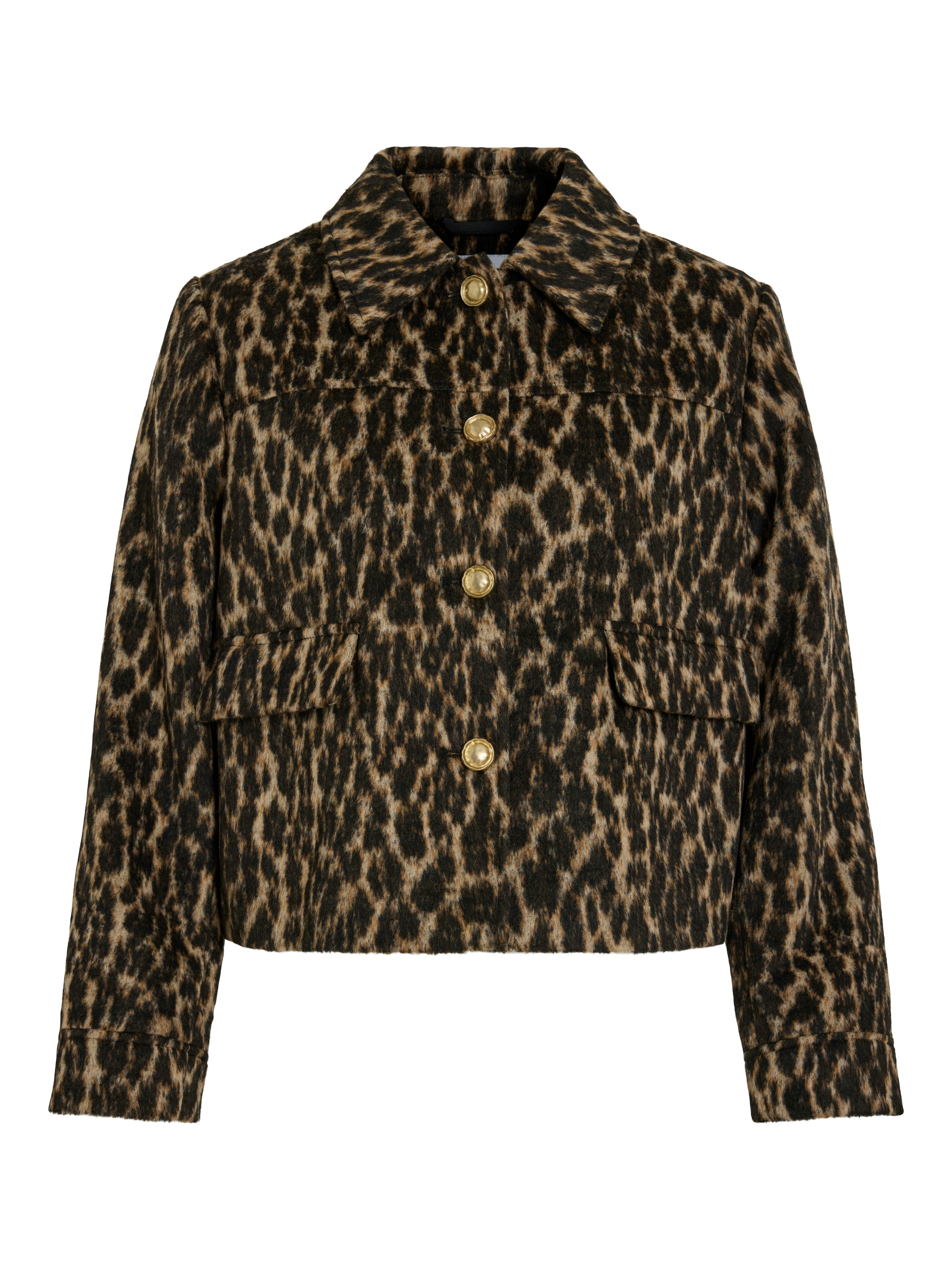 Vila Steppjacke »VISIMBA L/S SHORT JACKET«, ohne Kapuze