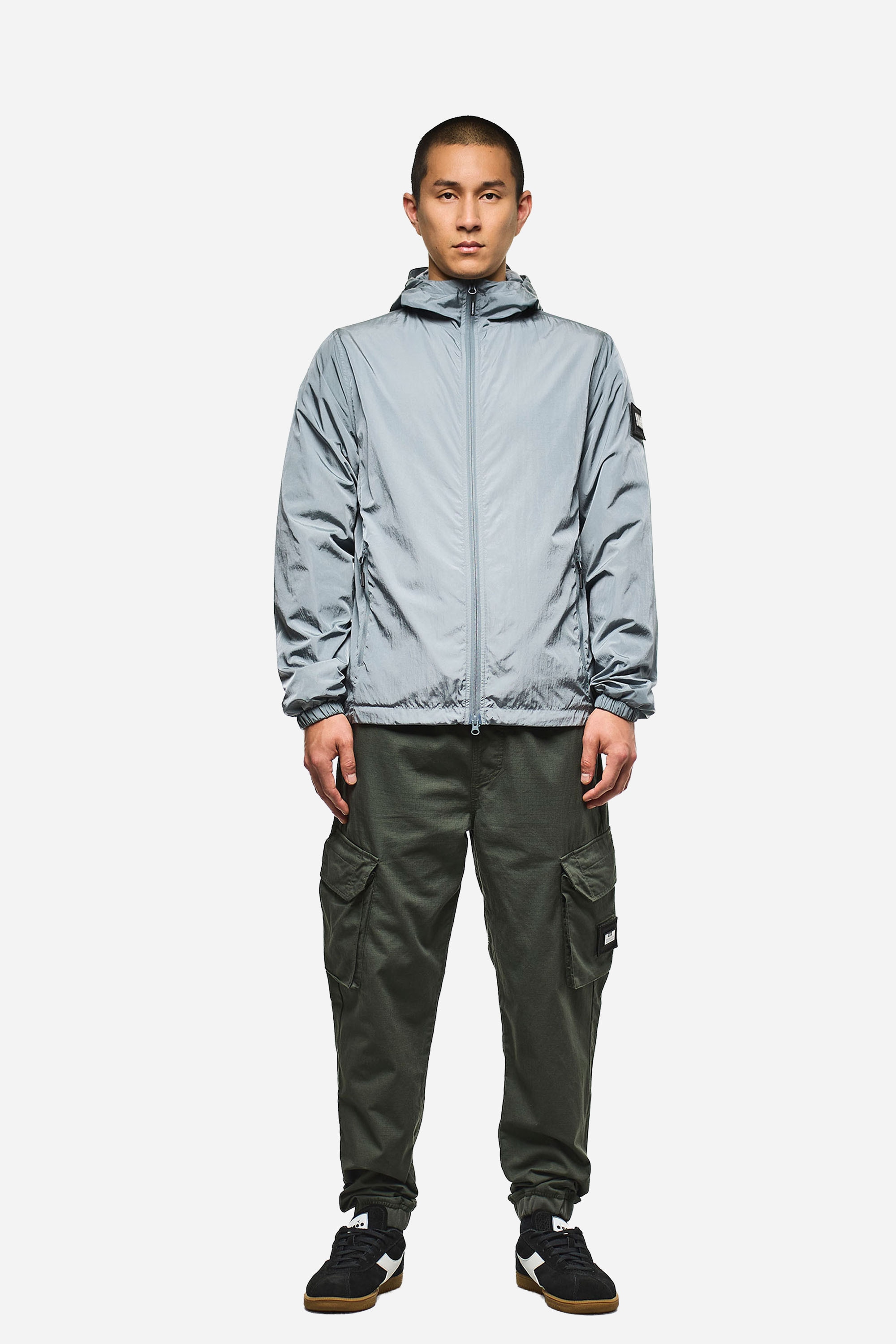 Weekend Offender Wolljacke »TECHNICIAN FACE MASK JACKET. Herren«, mit Kapuze, Jacke Herren, Übergangsjacke, Kapuze, Regenjacke, Outdoor, Sale
